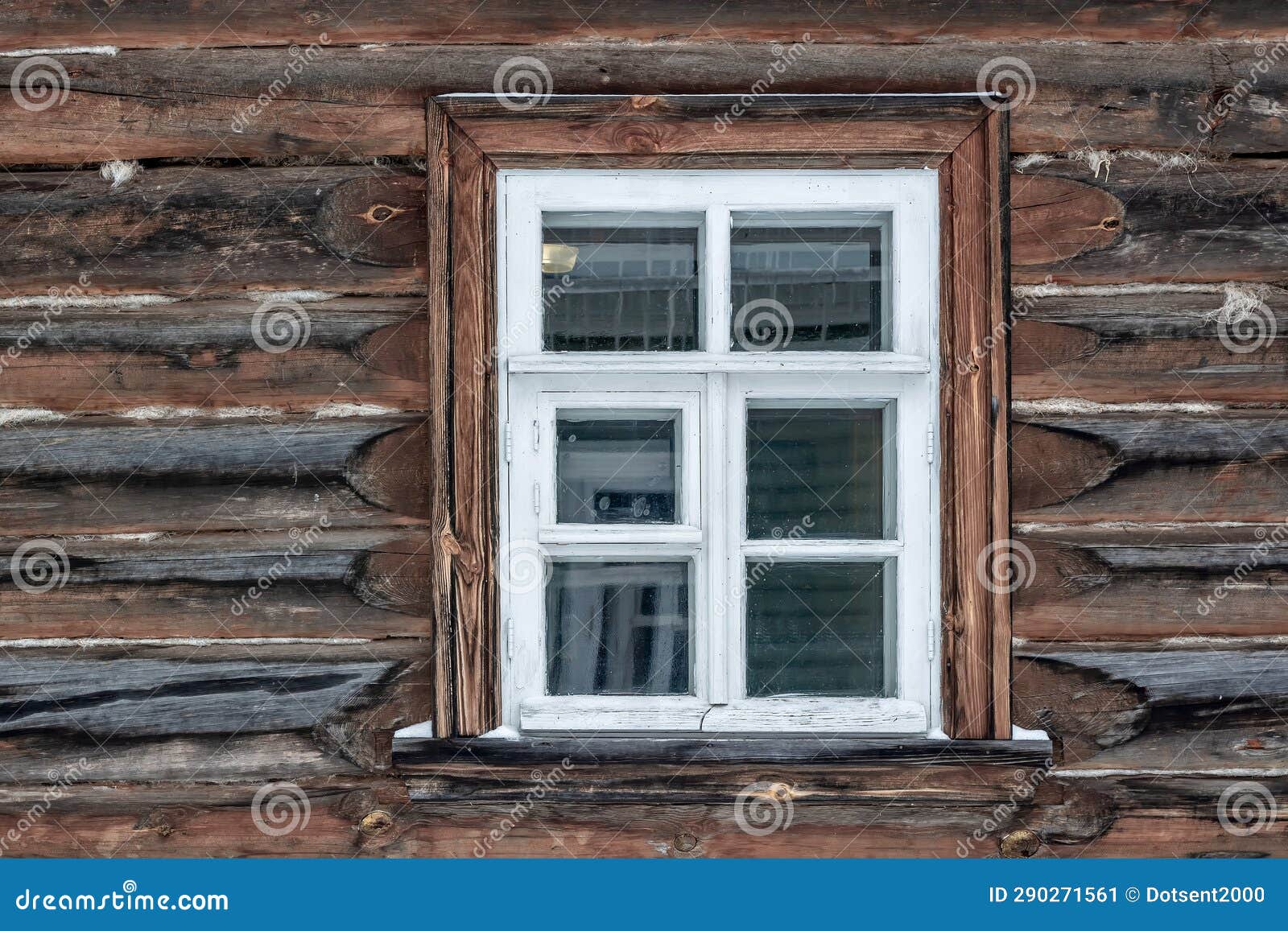 Window with a white frame stock image. Image of material - 290271561