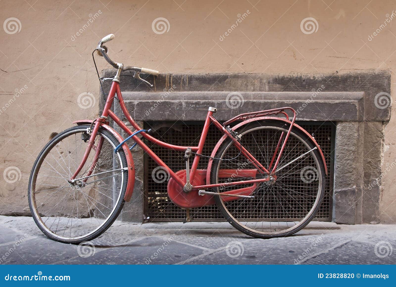 old red bike