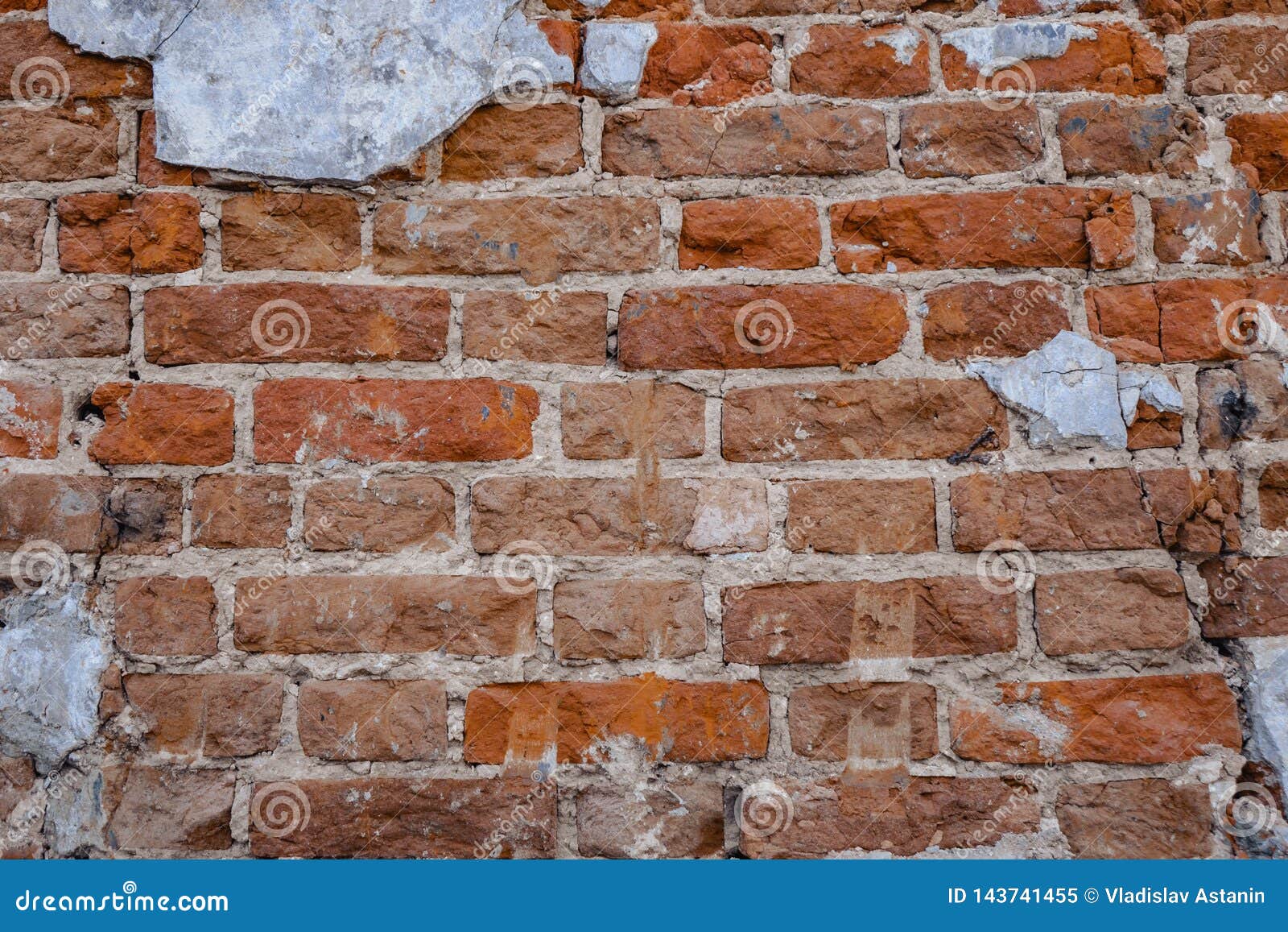 Old Red Brick Wall Texture Background Dark Stock Image ...