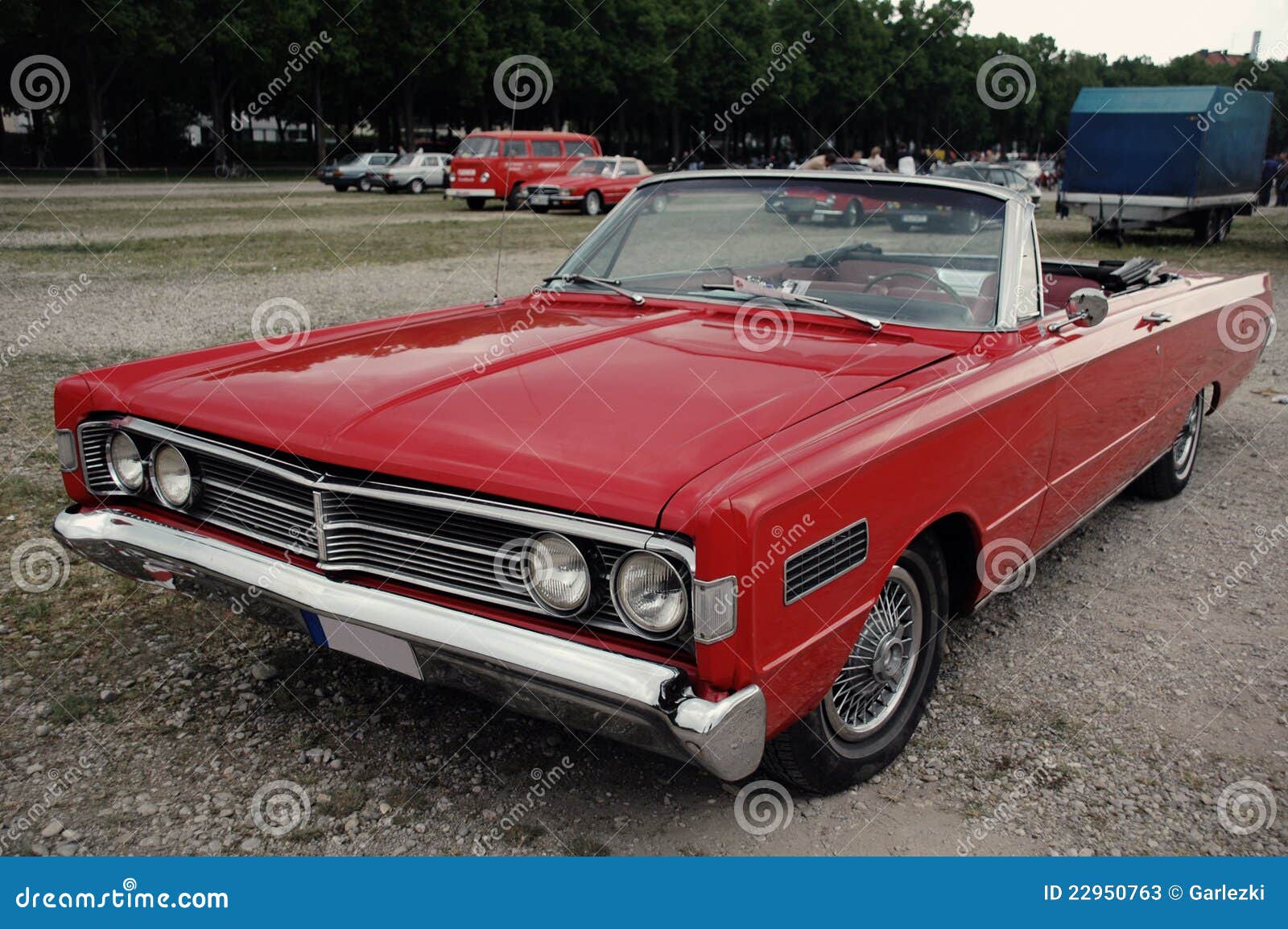 Old red car, retro stock image. Image of journey, sixties 22950763