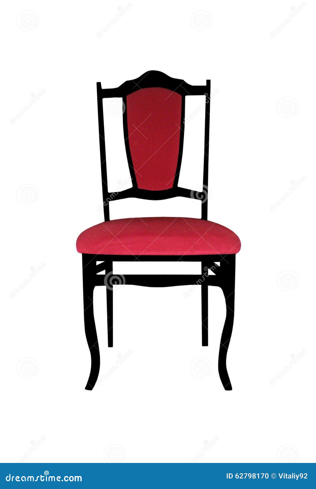 Old red chair stock photo. Image of object, stool, furniture 62798170