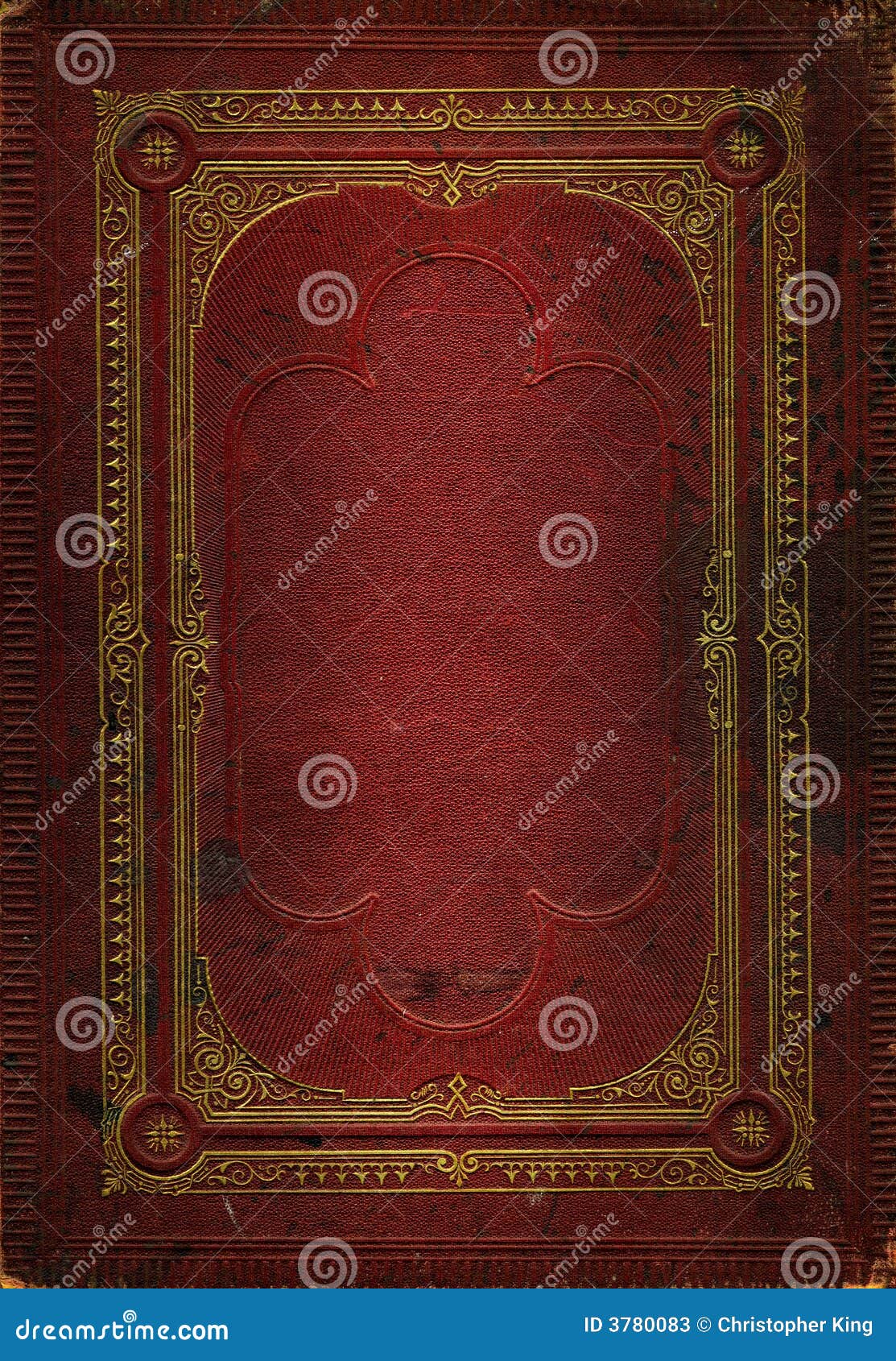 old red leather texture with gold decorative frame