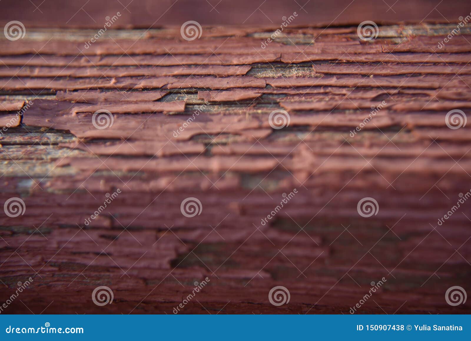 Old Red Paint on the Piece of the Wood Stock Photo Image of surface
