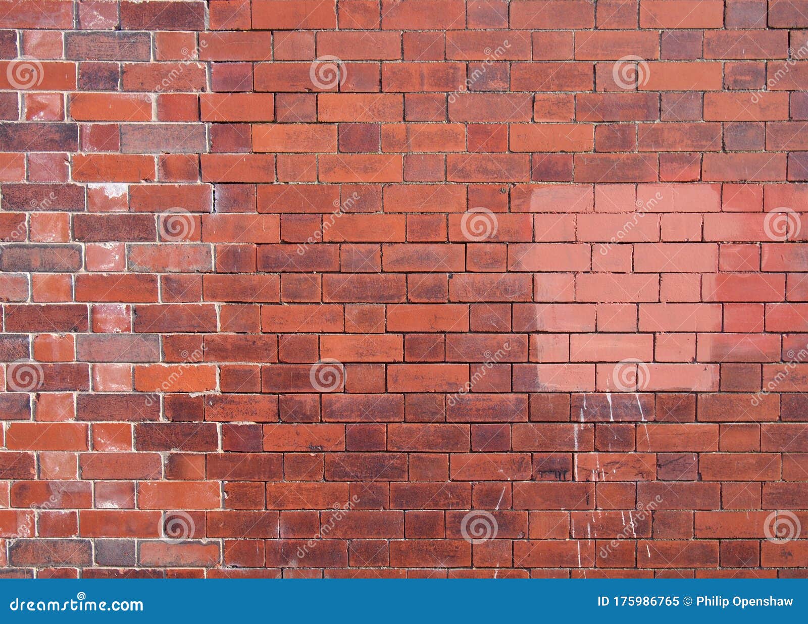 Old Repaired Patched Exterior Wall Made of Red Bricks Stock Image Image of antique, background