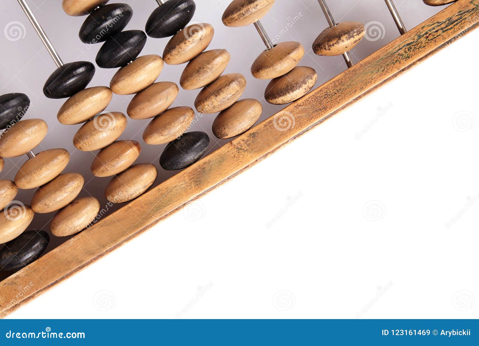 old wooden abacus