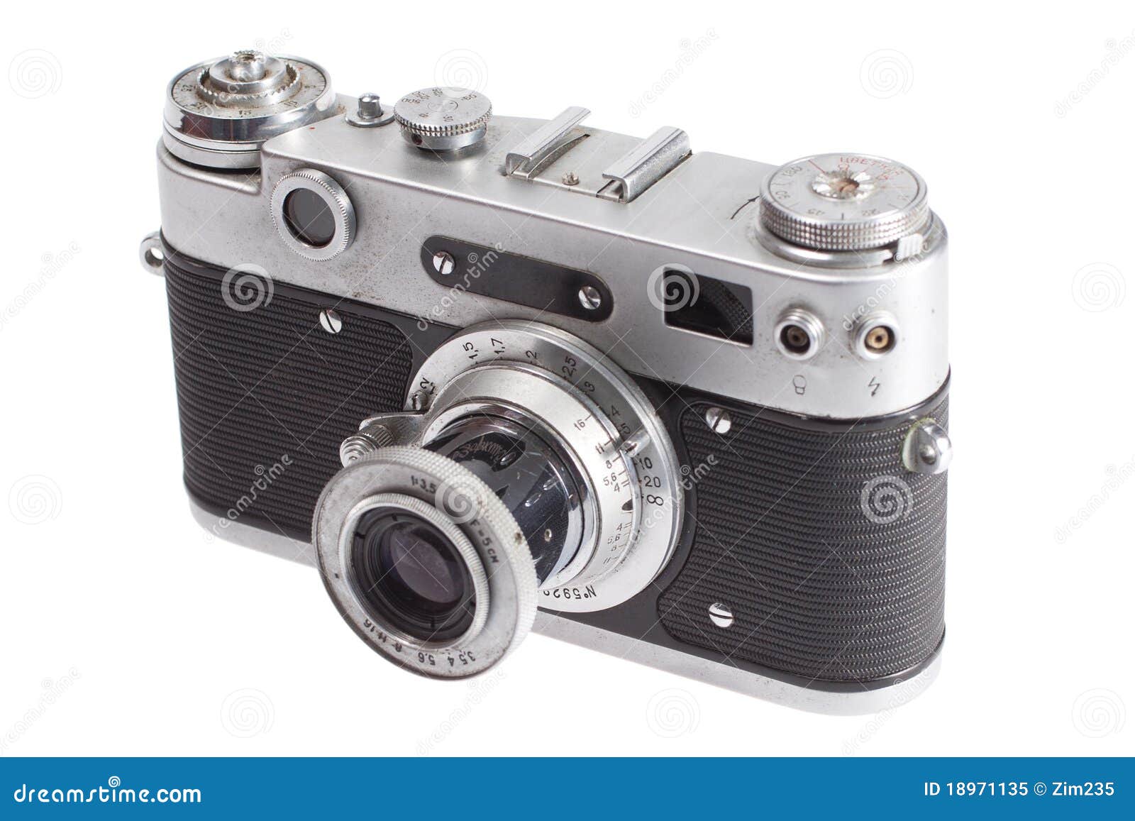 Old Retro Vintage Rangefinder Camera Stock Image Image of classic, history 18971135