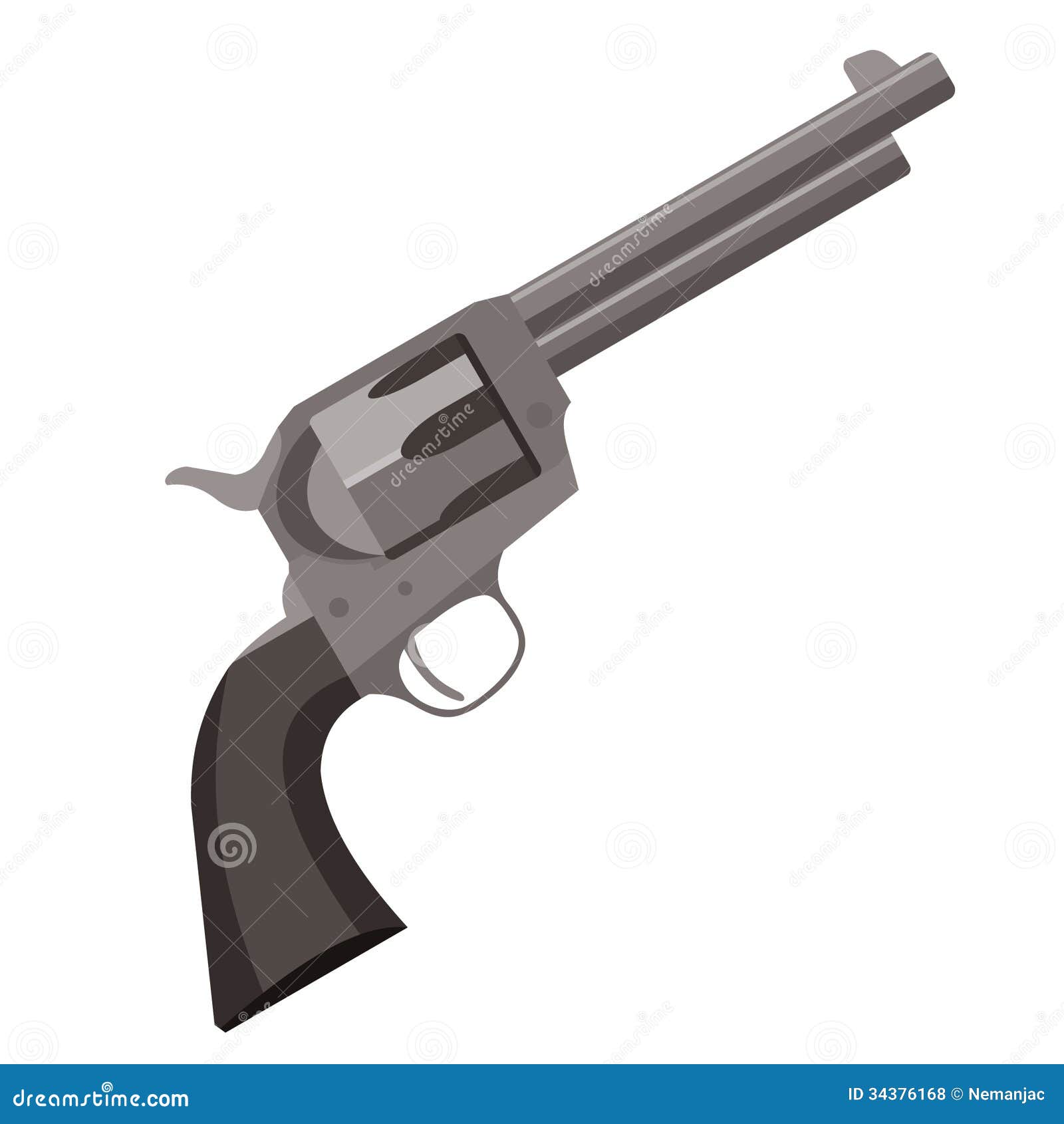 old revolver pistol