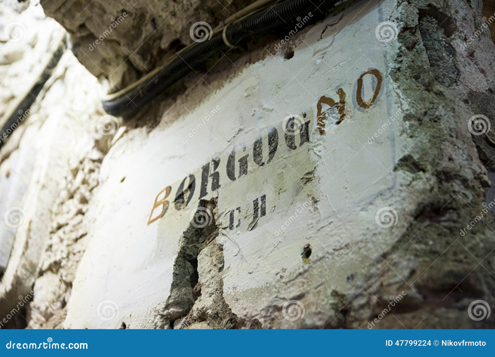 Old road name stock photo. Image of wall, closeup, directional 47799224