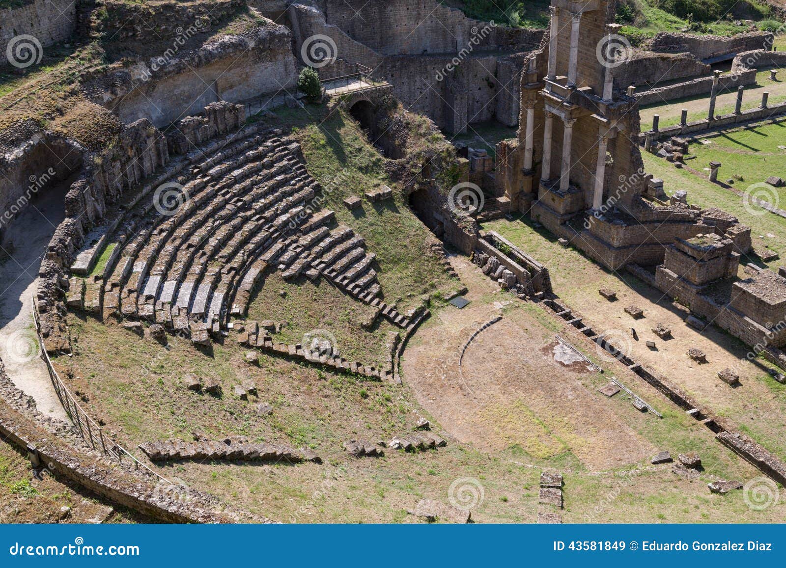 old romans theater in volterra