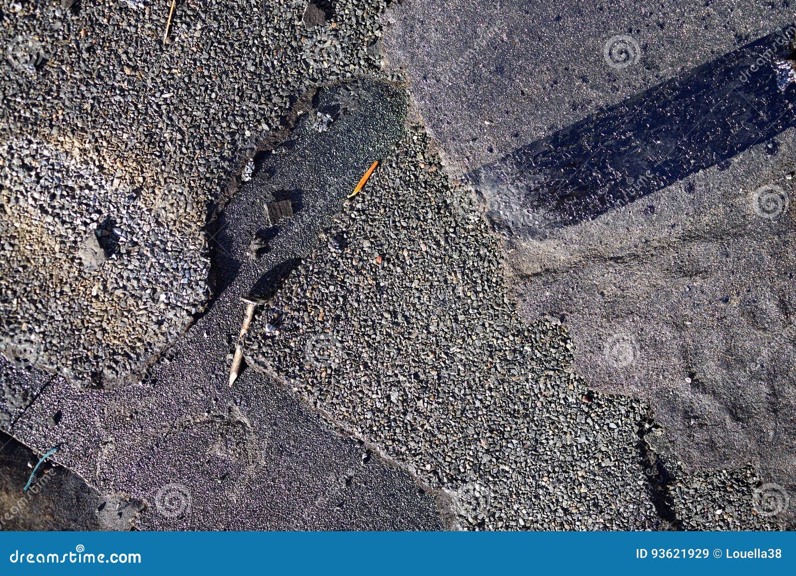 Old roofing shingles stock image. Image of rough, adhesive 93621929