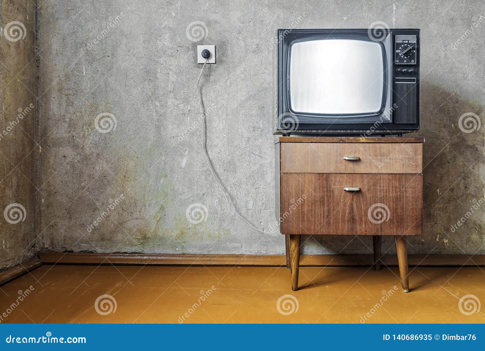 Retro Televisions and Radio Pile on Floor in Old Room. Stock Photo - Image  of television, broadcast: 224612592