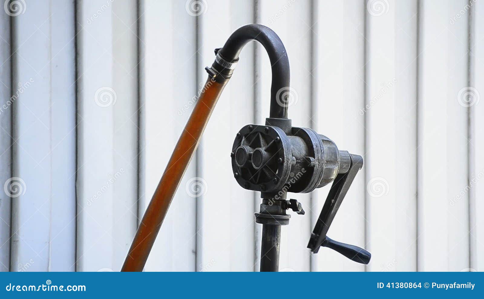 Old Rotary Hand Oil Pump stock footage. Video of iron 41380864