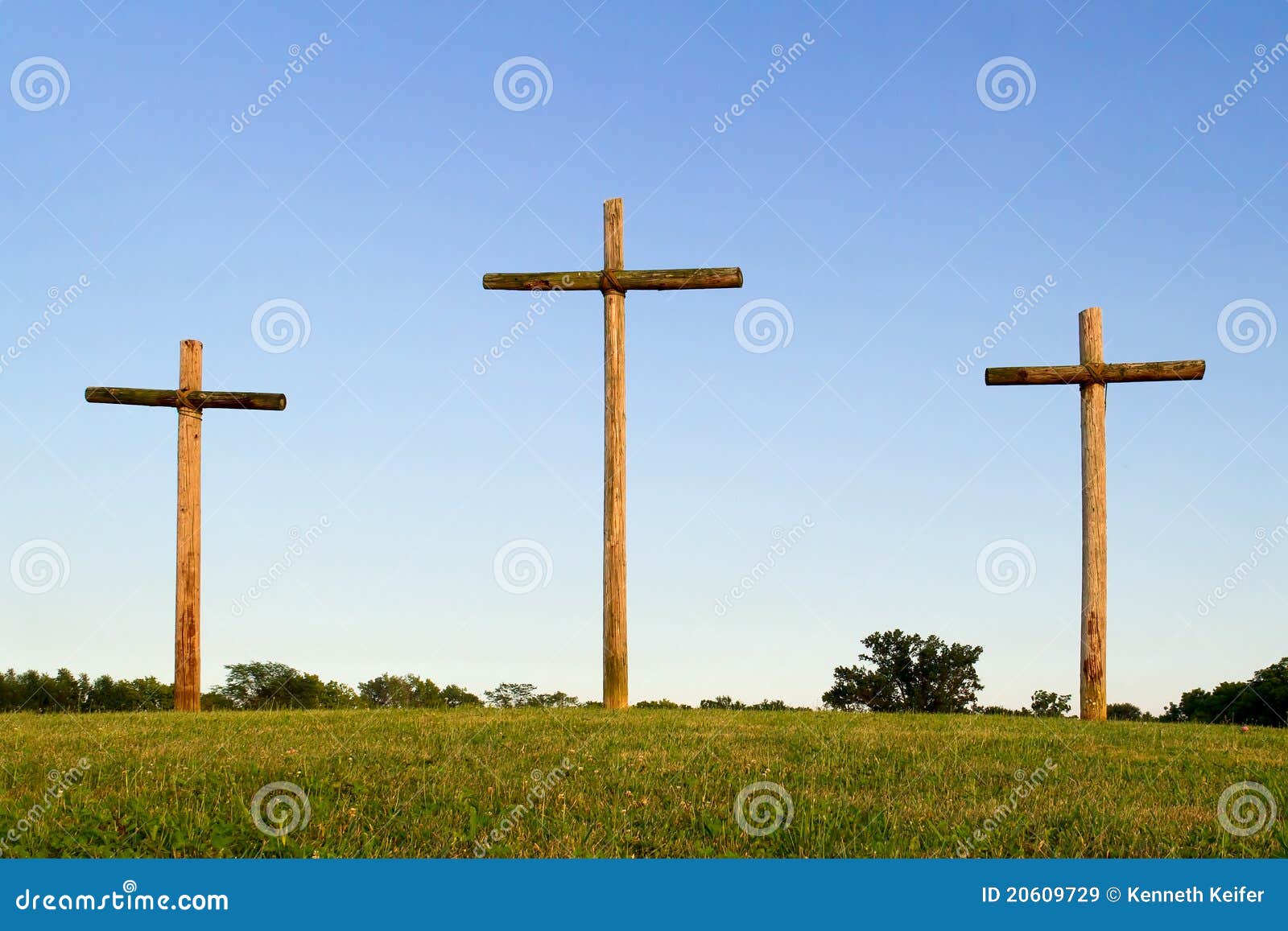 old rugged cross and horizon