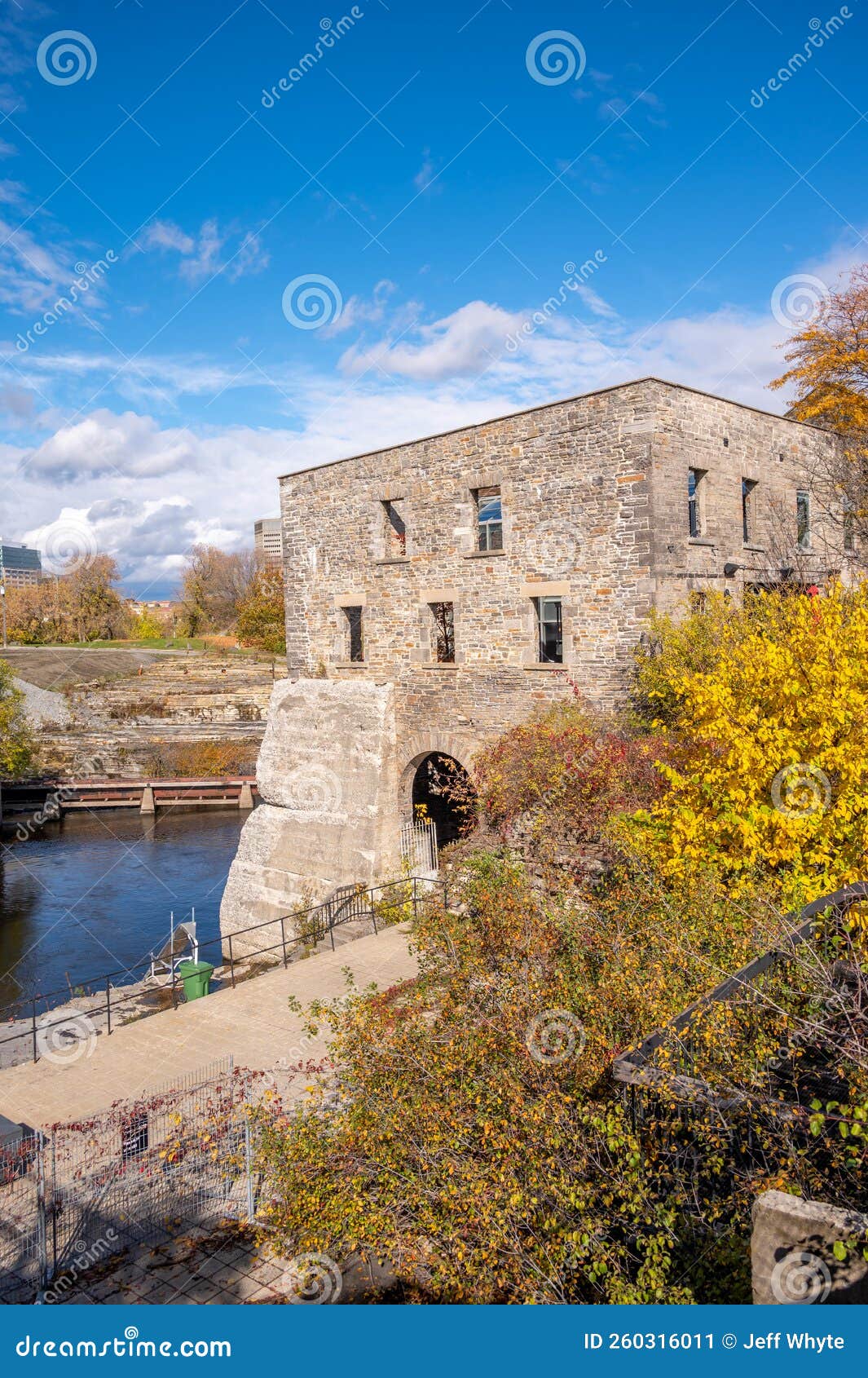 Old Ruins Along the Ottawa River in Ottawa Stock Image Image of stone