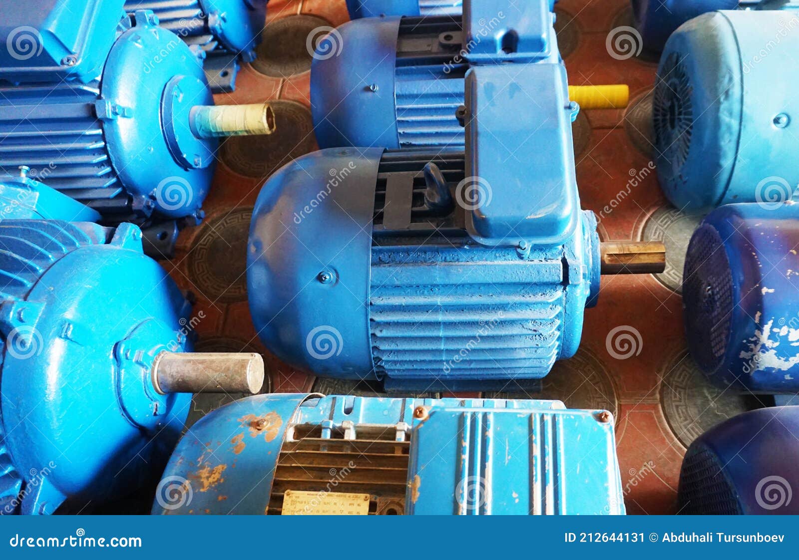Old Russian Electric Motors Stock Image Image of factory, electricity