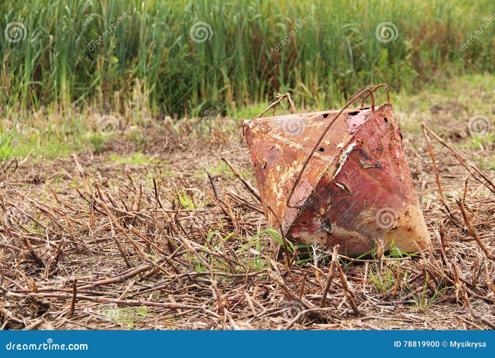 Old Rusted Buoy Stock Photo Image Of Rubbish Rust Contamination