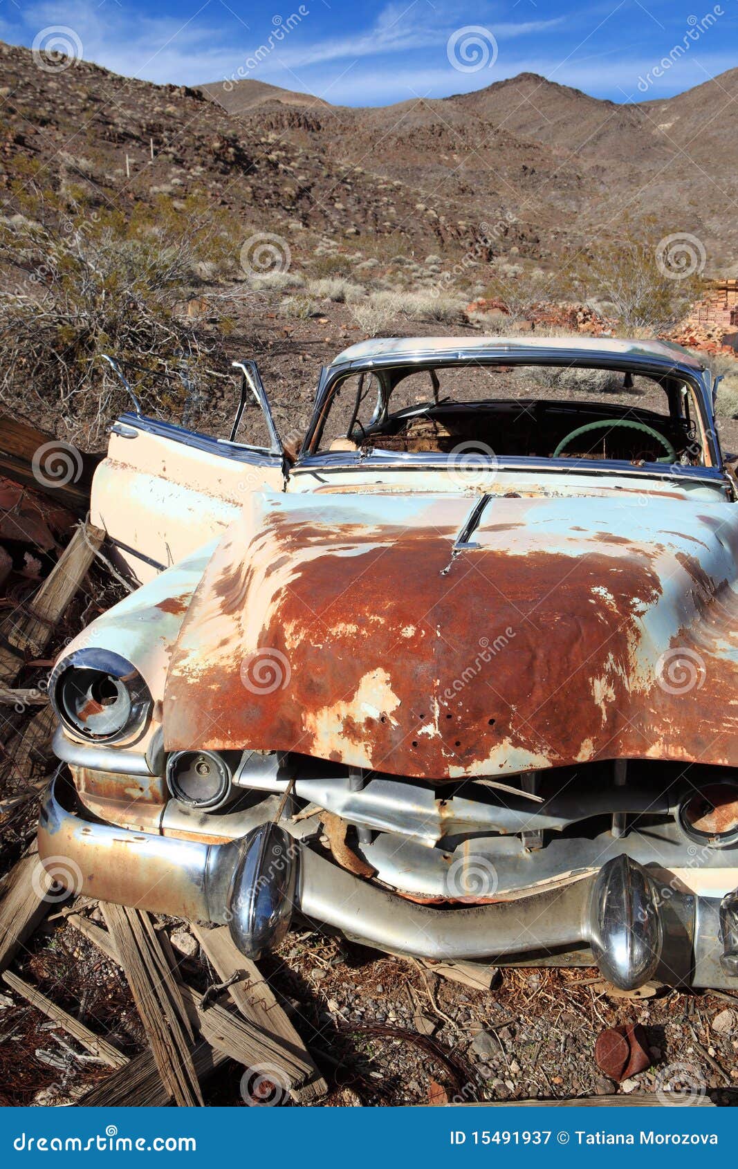 Old Rusted Car in Junk Yard Stock Image Image of glass, obsolete