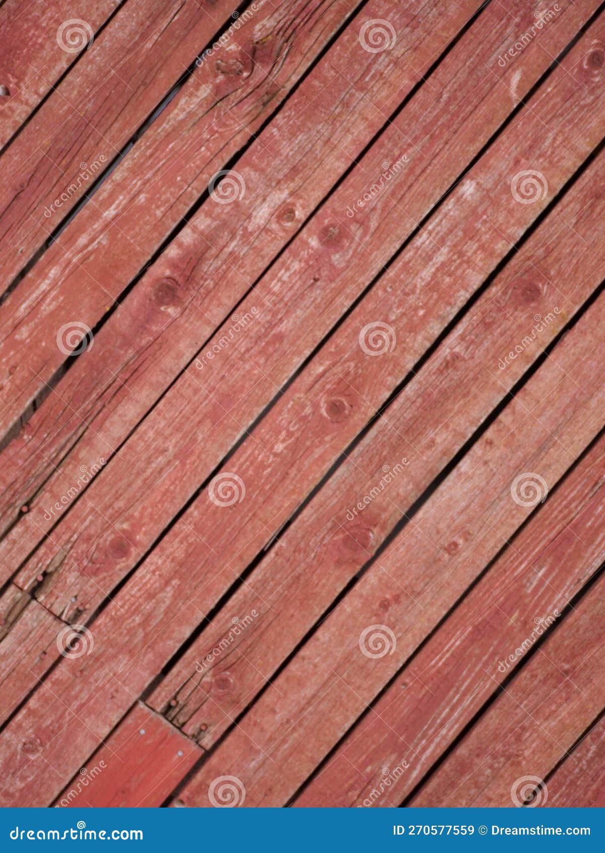 Old Rustic Board Wall Painted with Red Mulch Paint on the Diagonal Stock Image Image of