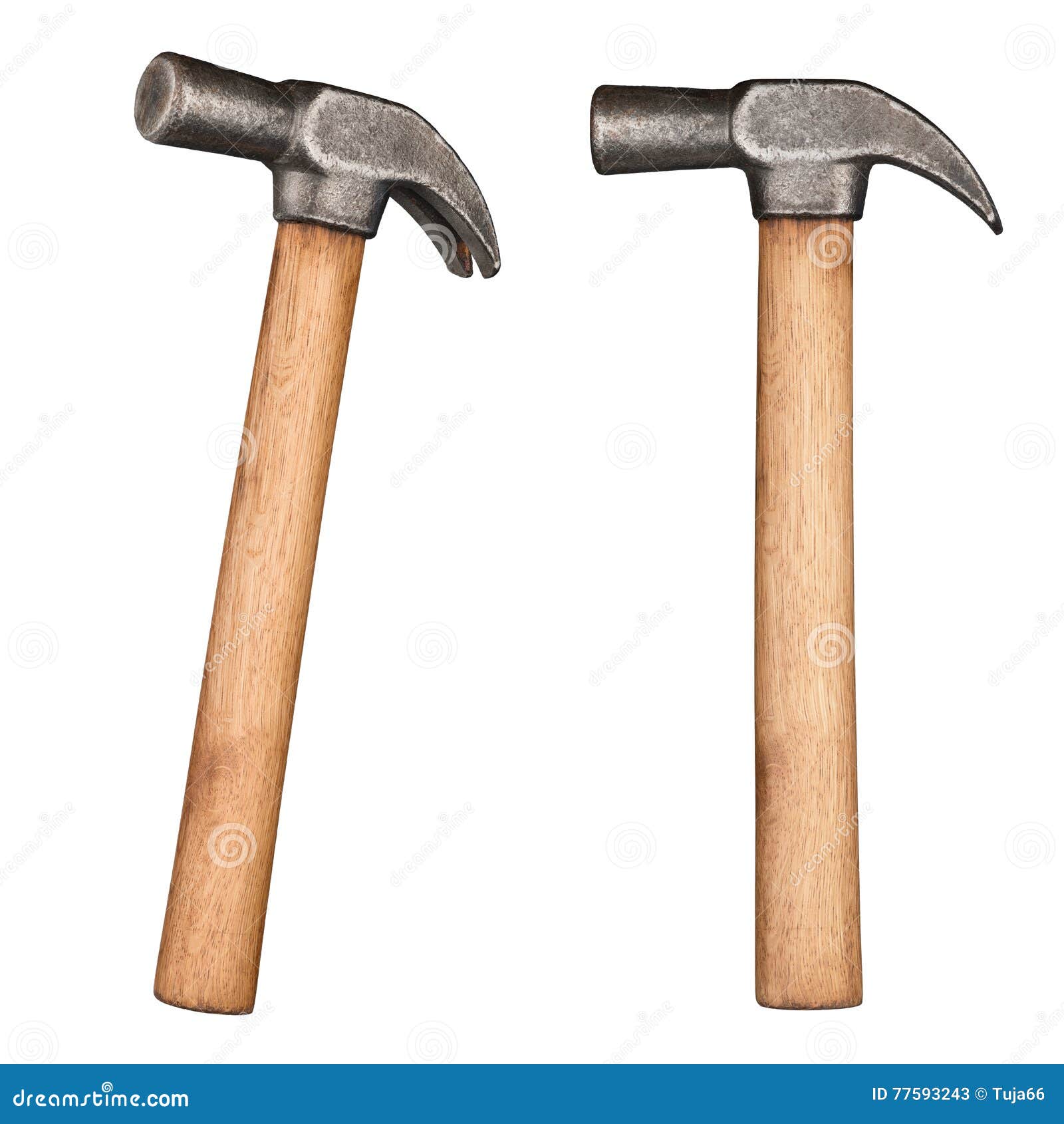 Old rustic claw hammer stock image. Image of carpentry 77593243