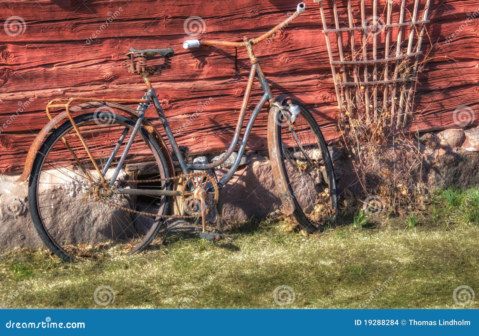 old rusty bicycle