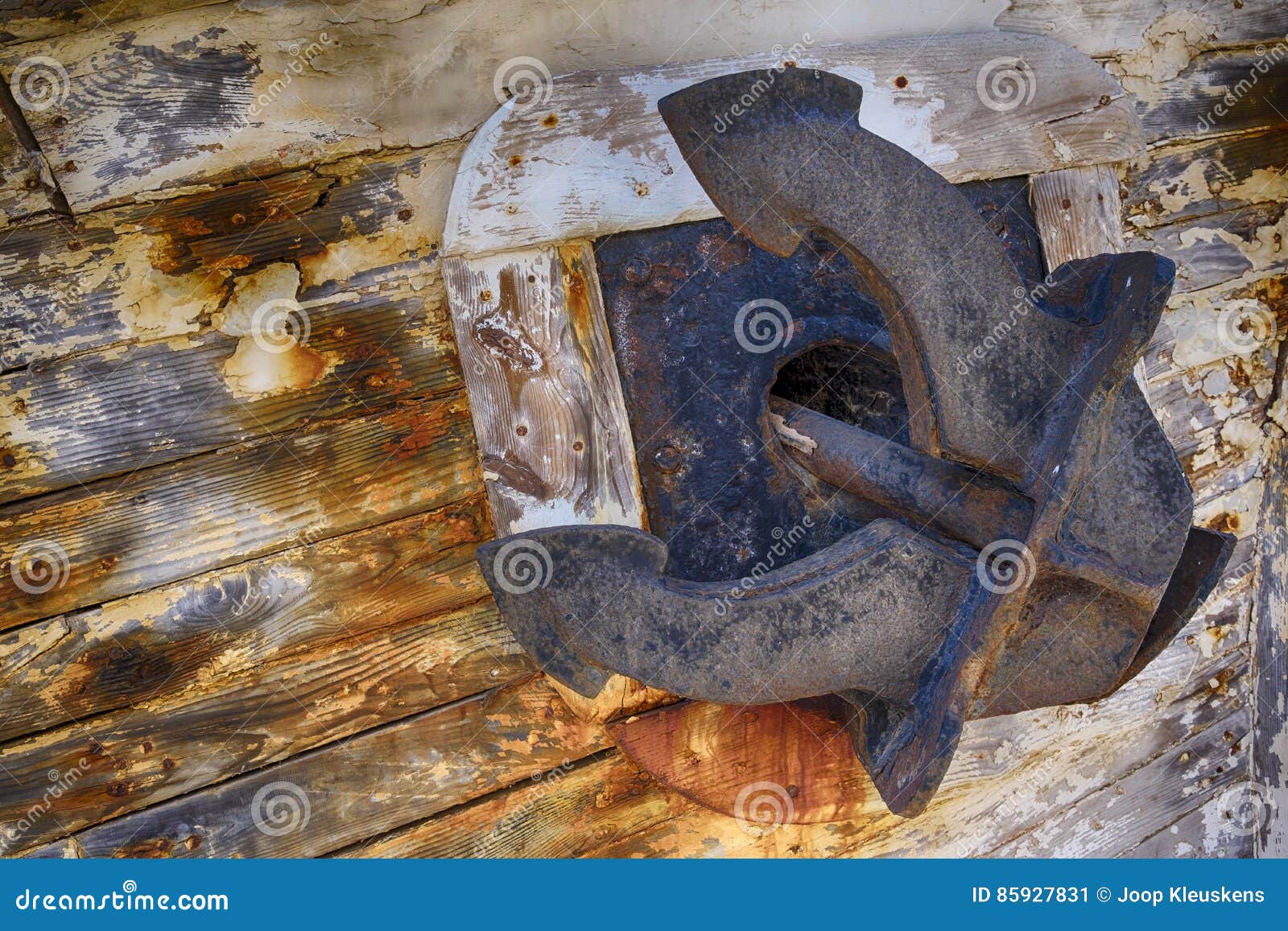 Old rusty boat anchor stock image. Image of transport - 85927831
