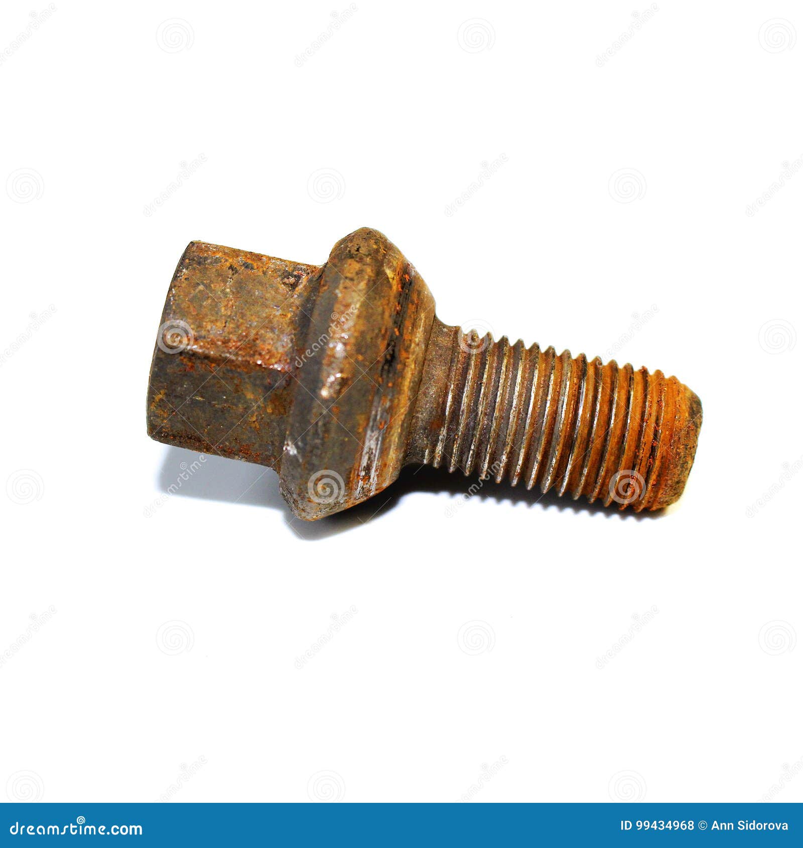 Old rusty bolt stock photo. Image of detail, motor, circle 99434968