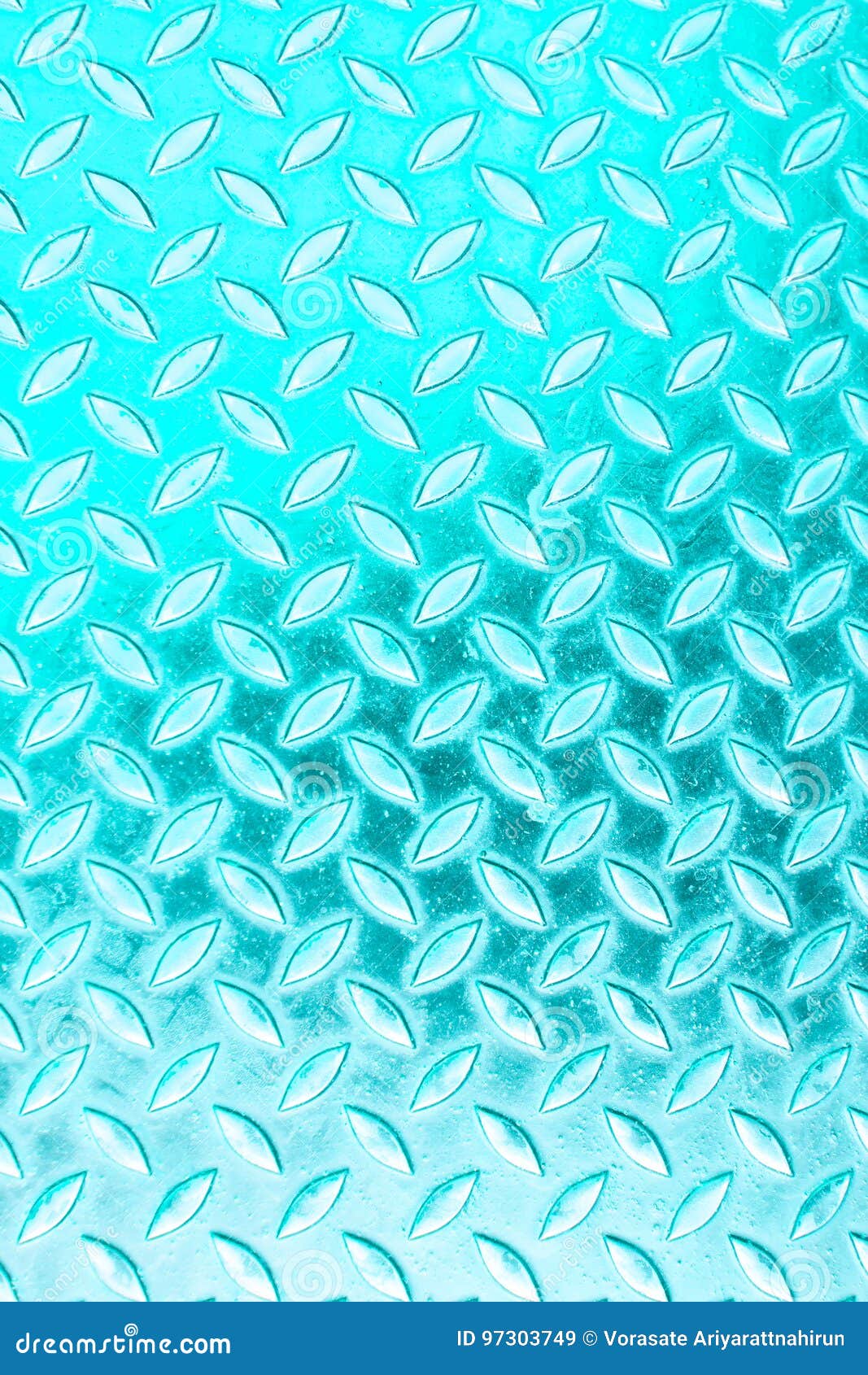 Old Rusty Diamond Metal Plate Texture Pattern Used As Abstract B Stock