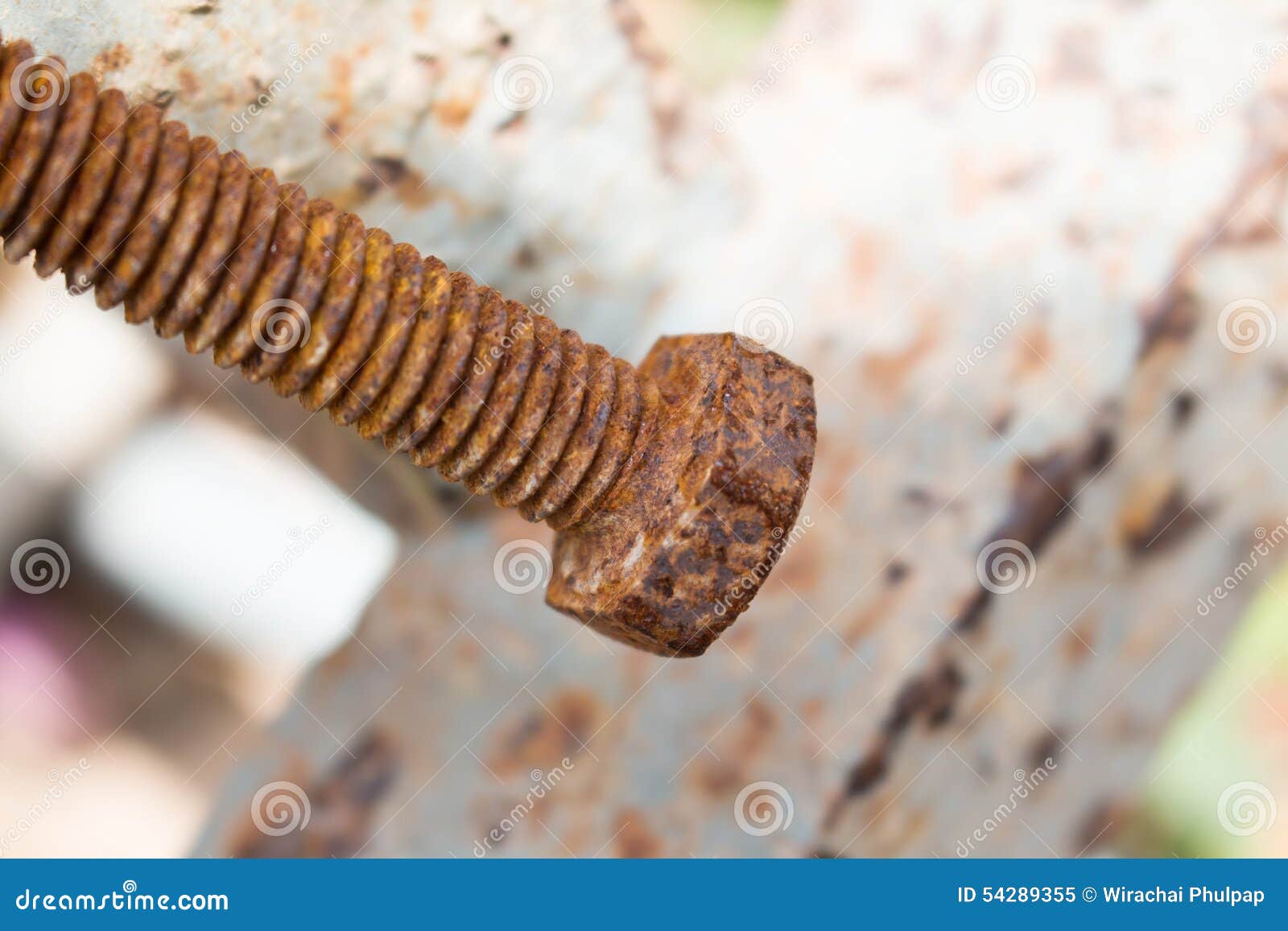 Old Rusty Heads, Bolts, Wheels Stock Image Image of bolts, nail 54289355
