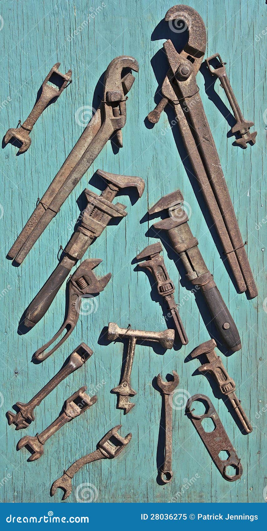 Old Rusty Tools stock image. Image of hammer, tools, spanner - 28036275