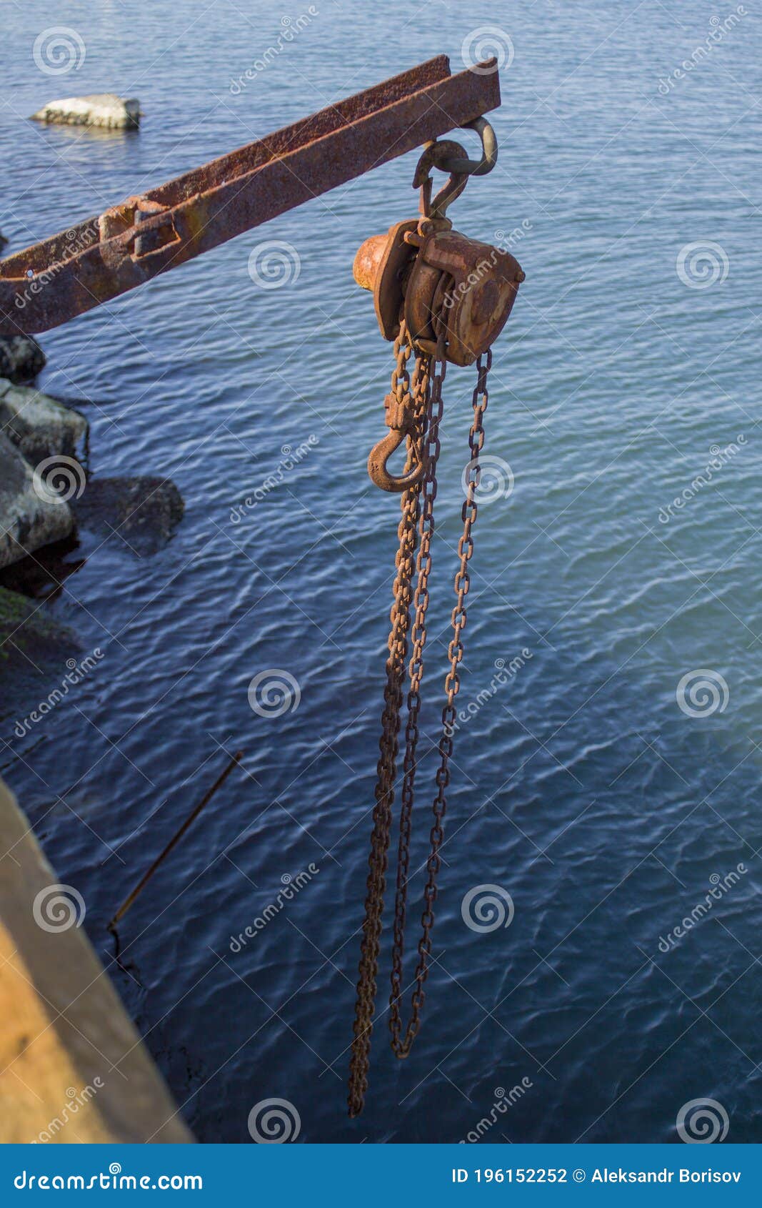 Old Rusty Winch for Pulling Boats Out Stock Photo Image of pulling, boats 196152252