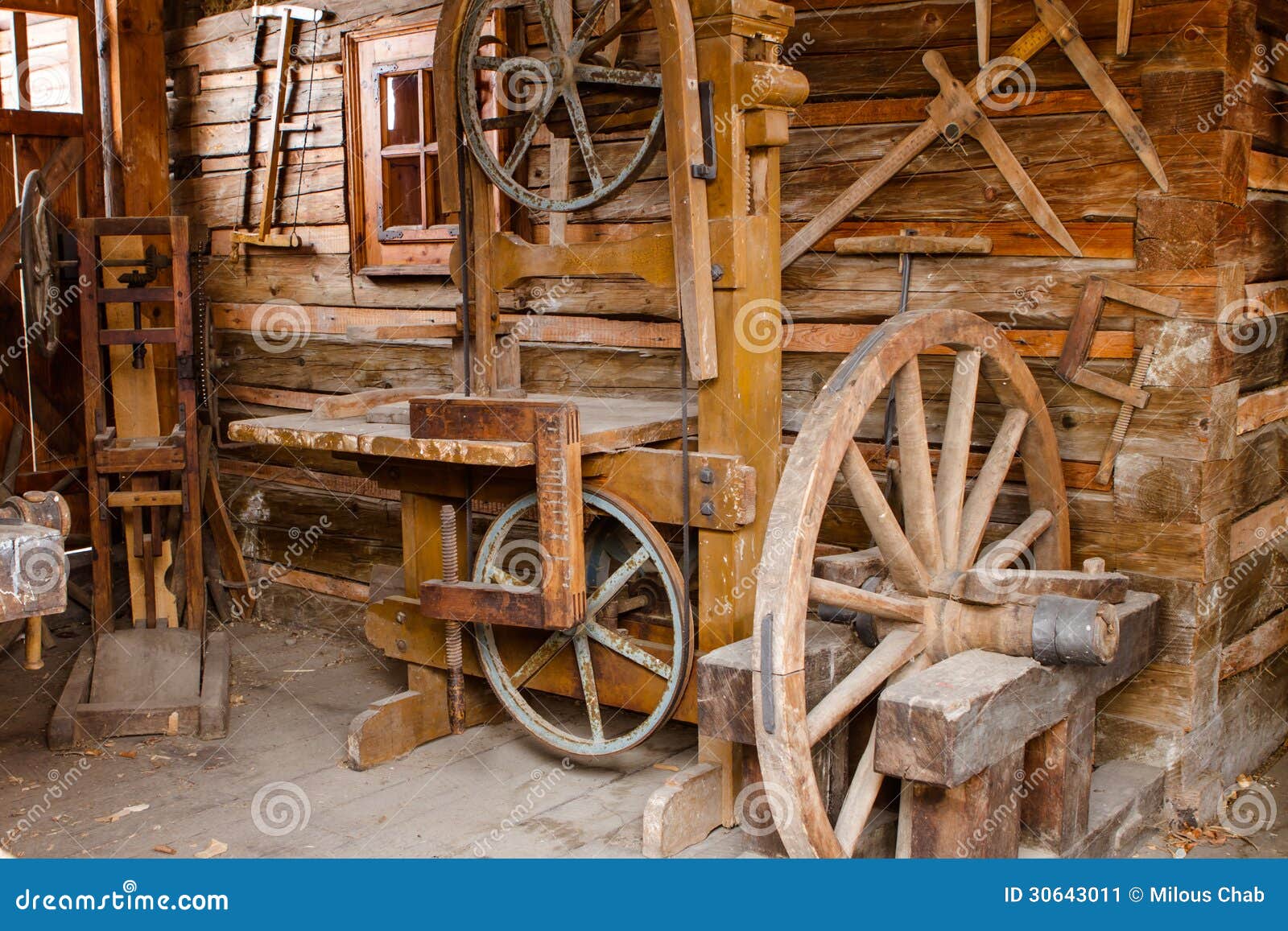 Old Rusty Woodworking Tools Stock Image - Image of trade