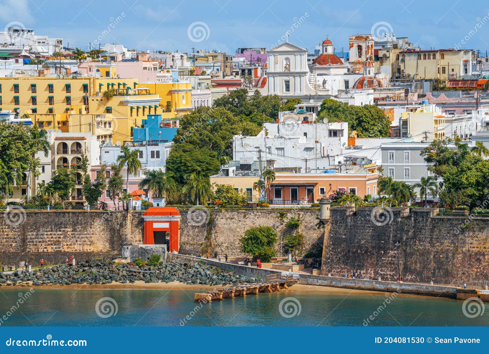 old san juan, puerto rico on the water