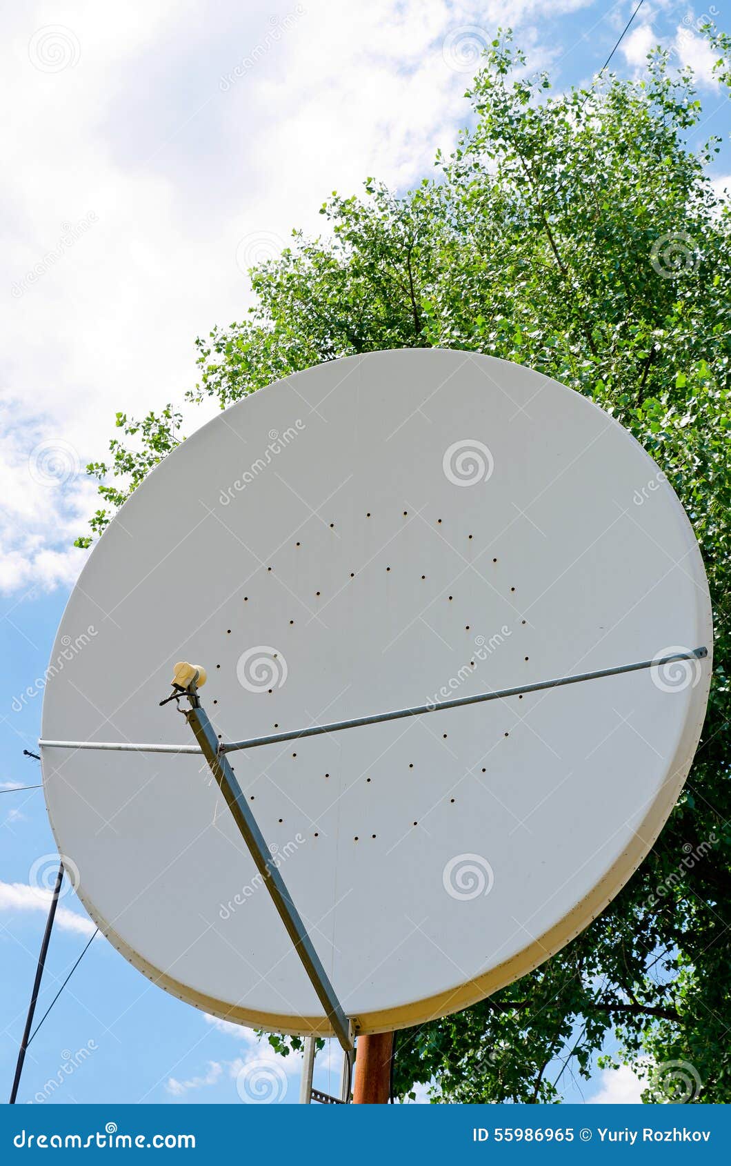 Old satellite dish stock image. Image of technology, dish 55986965