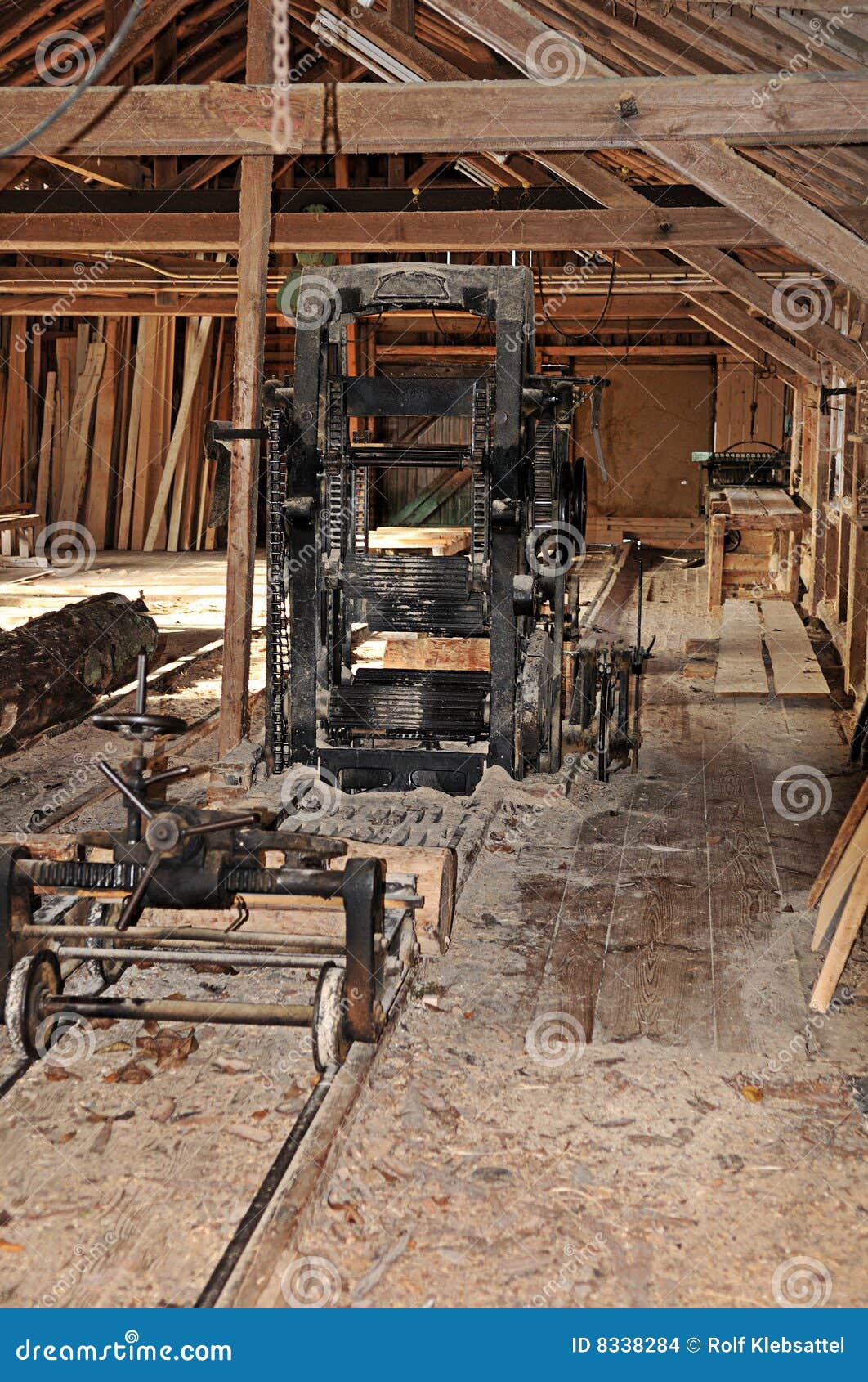 Old saw mill stock photo. Image of wood, mill, carpenter 8338284