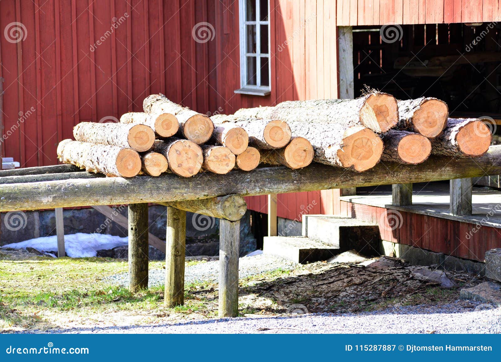 The Old Saw Mill Out at the Country in Sweden Stock Image - Image of  lumber, sawmill: 115287887