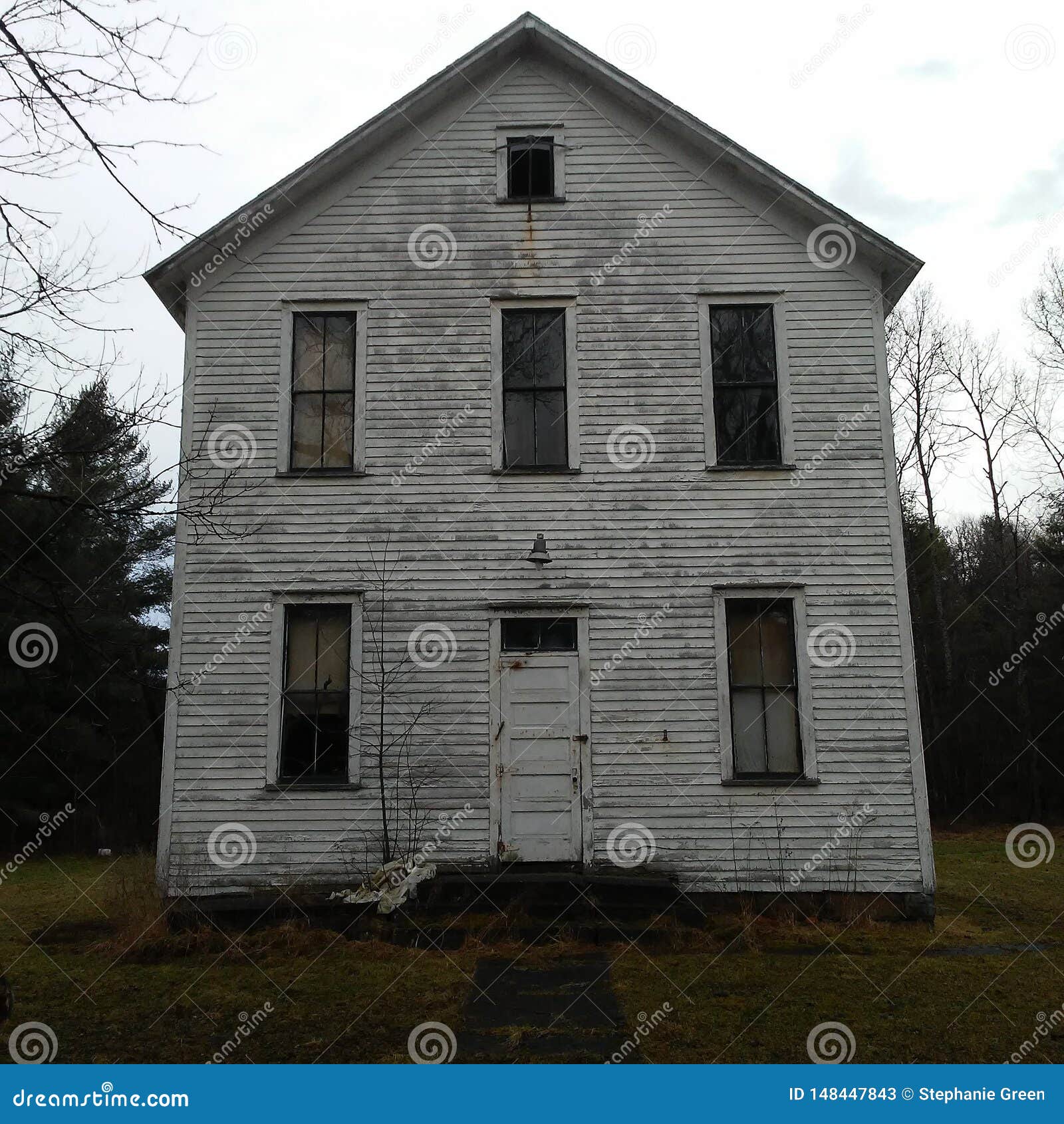 Old School House in Enterprise Pennsylvania Editorial Stock Photo