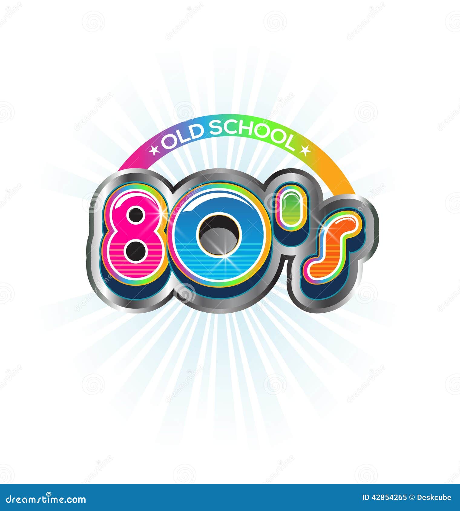 80s logo design