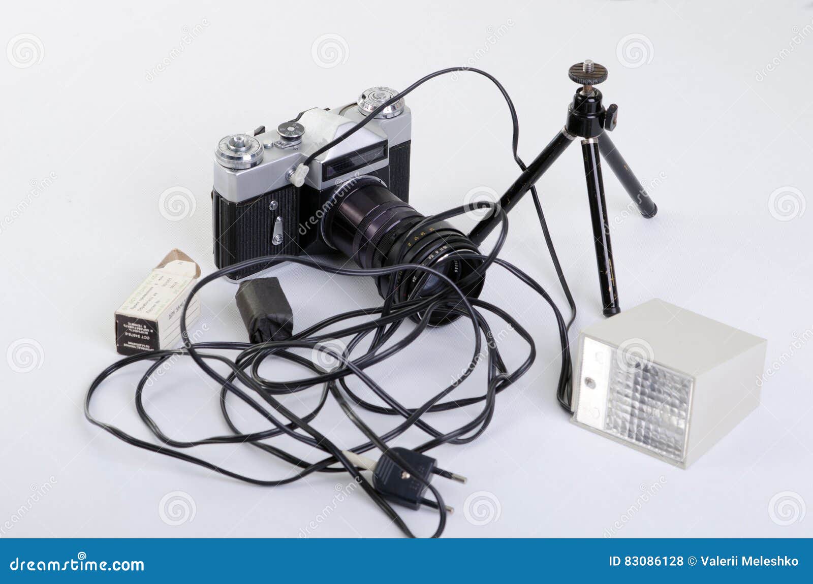 Old Set for the Photographer Stock Photo Image of reel, lens 83086128