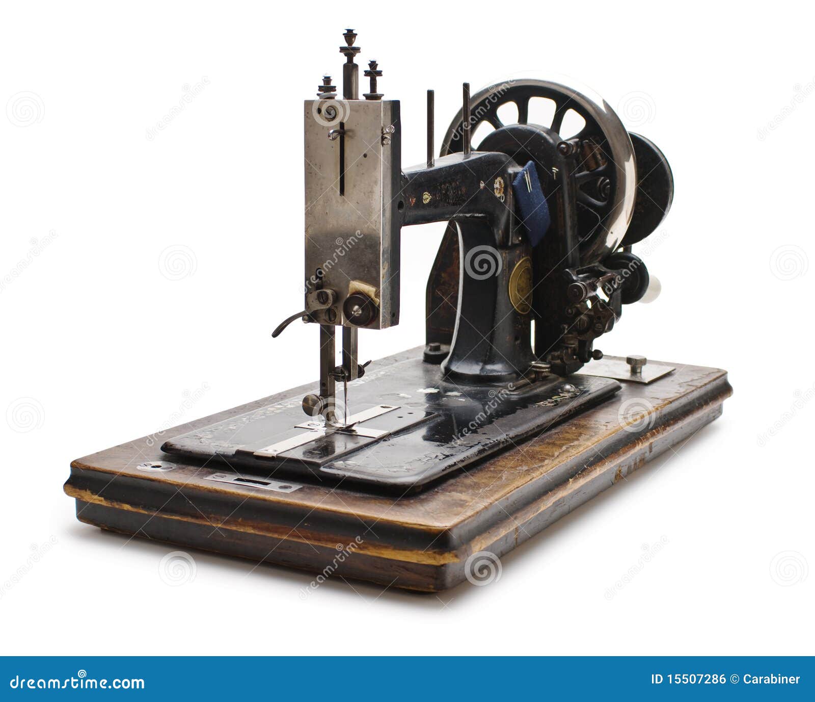 Old sewing machine stock photo. Image of background, sewing 15507286