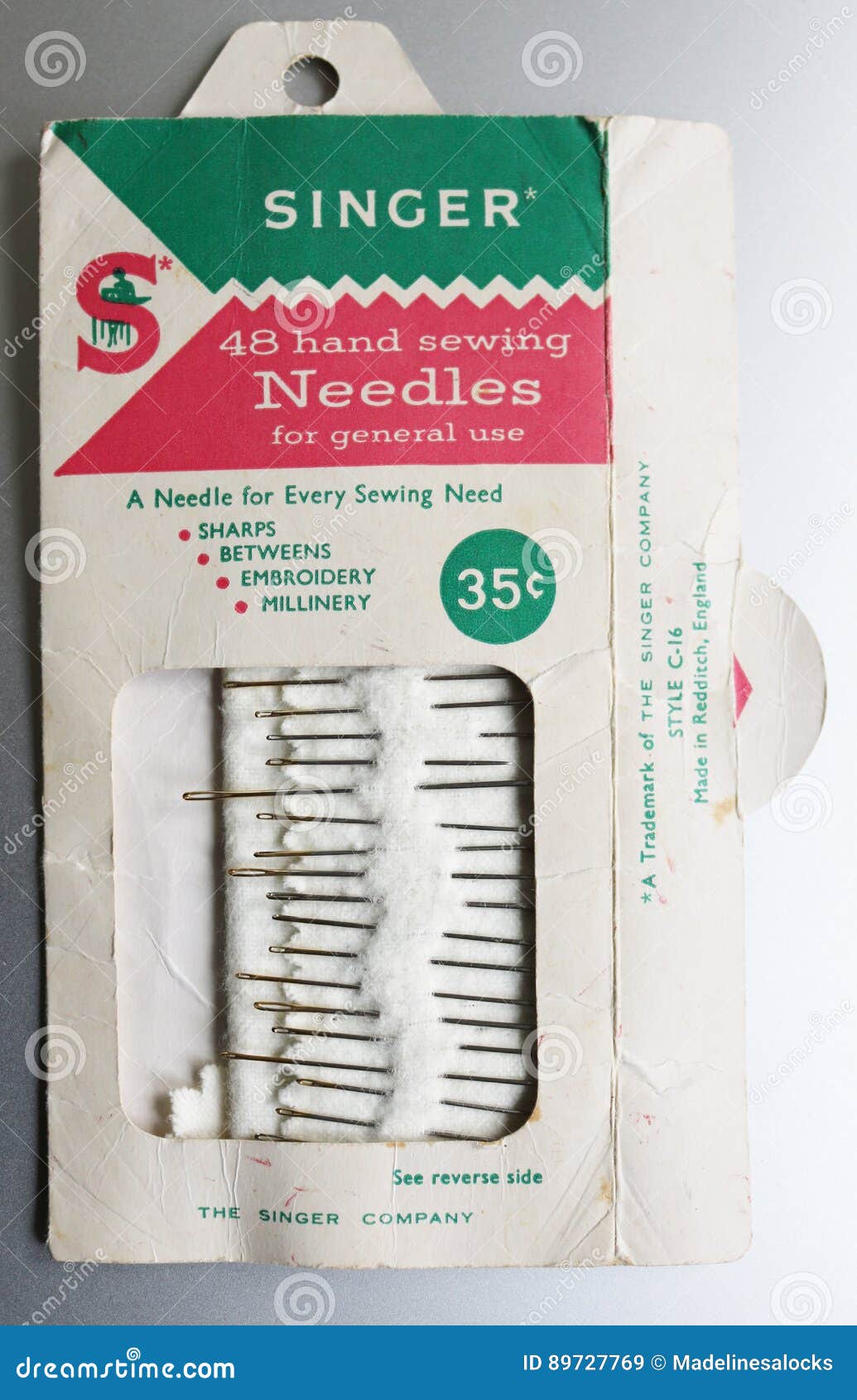 Old Sewing Needles editorial stock image. Image of retro 89727769
