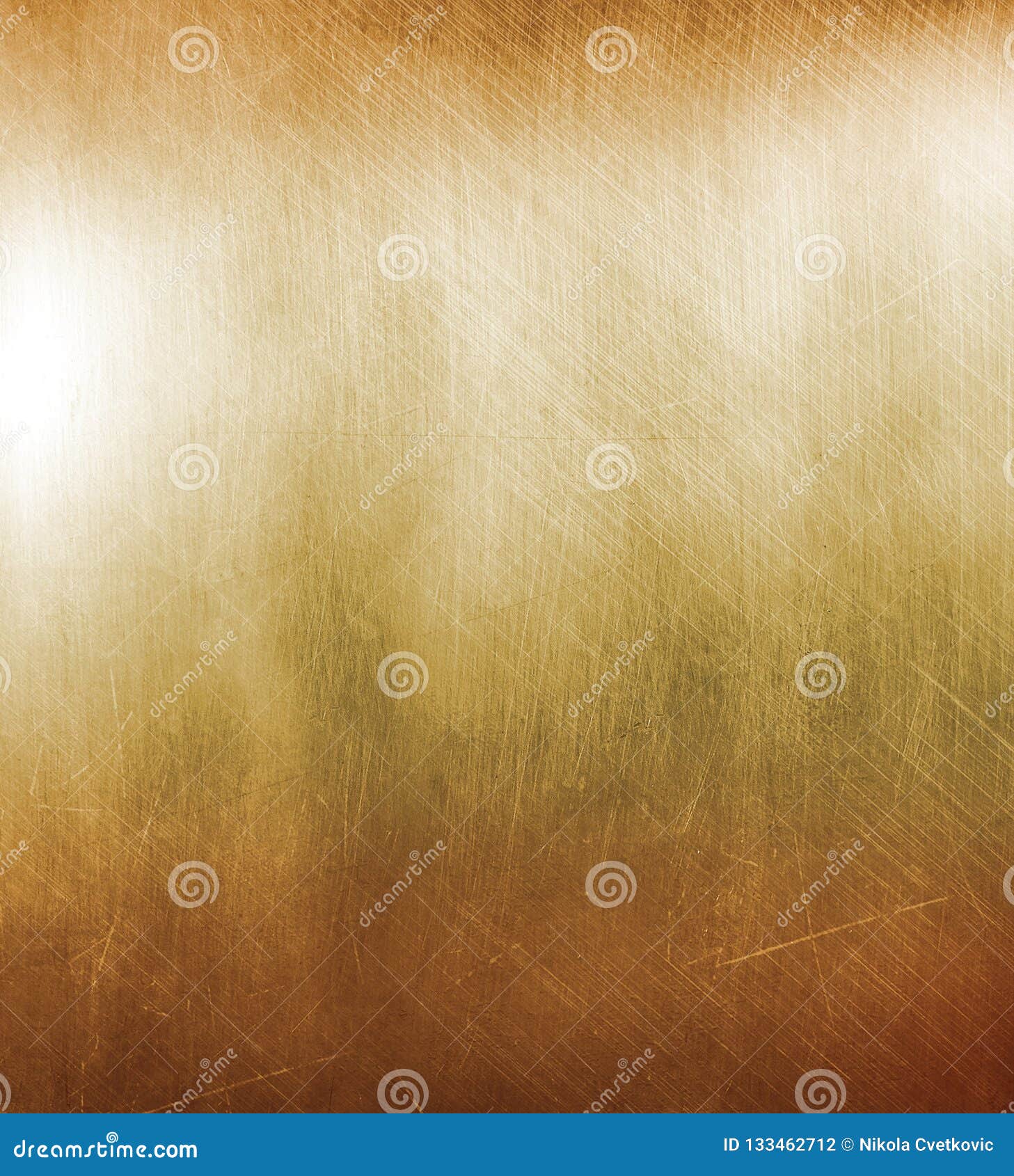 Copper Scratched Plate with Shine Stock Illustration Illustration of