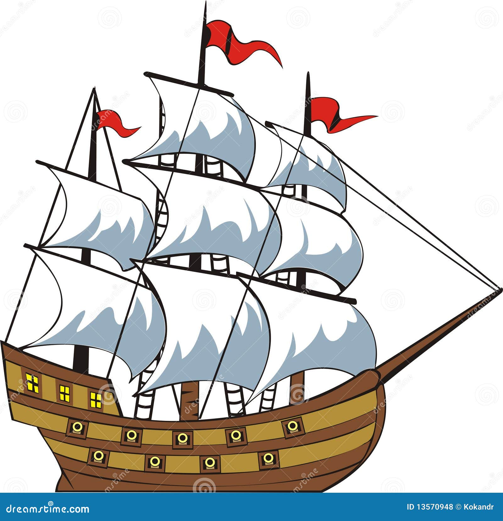 Old Ship Royalty Free Stock Photos - Image: 13570948