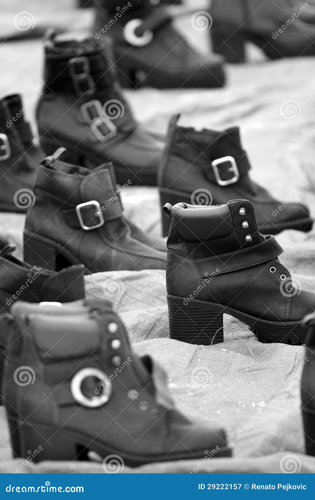 Old shoes. stock image. Image of shoes, aged, boots, fashion 29222157