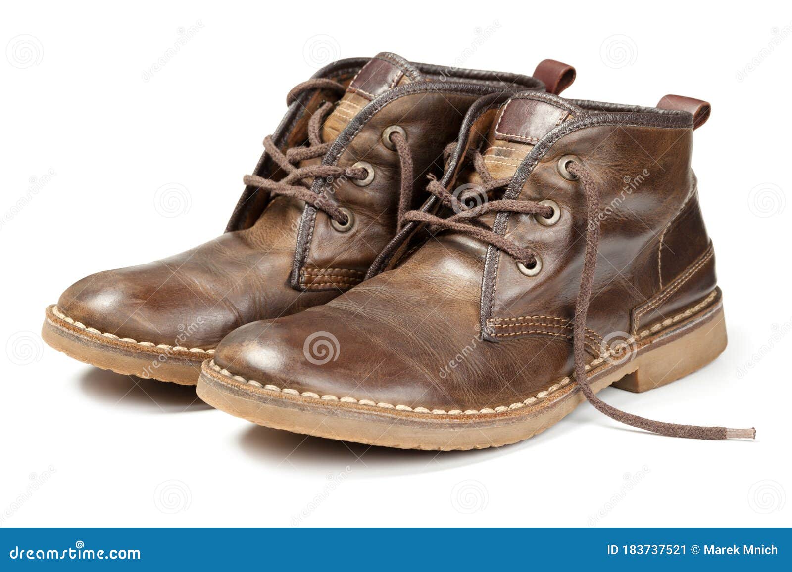 Old shoes stock image. Image of white, brown, style - 183737521