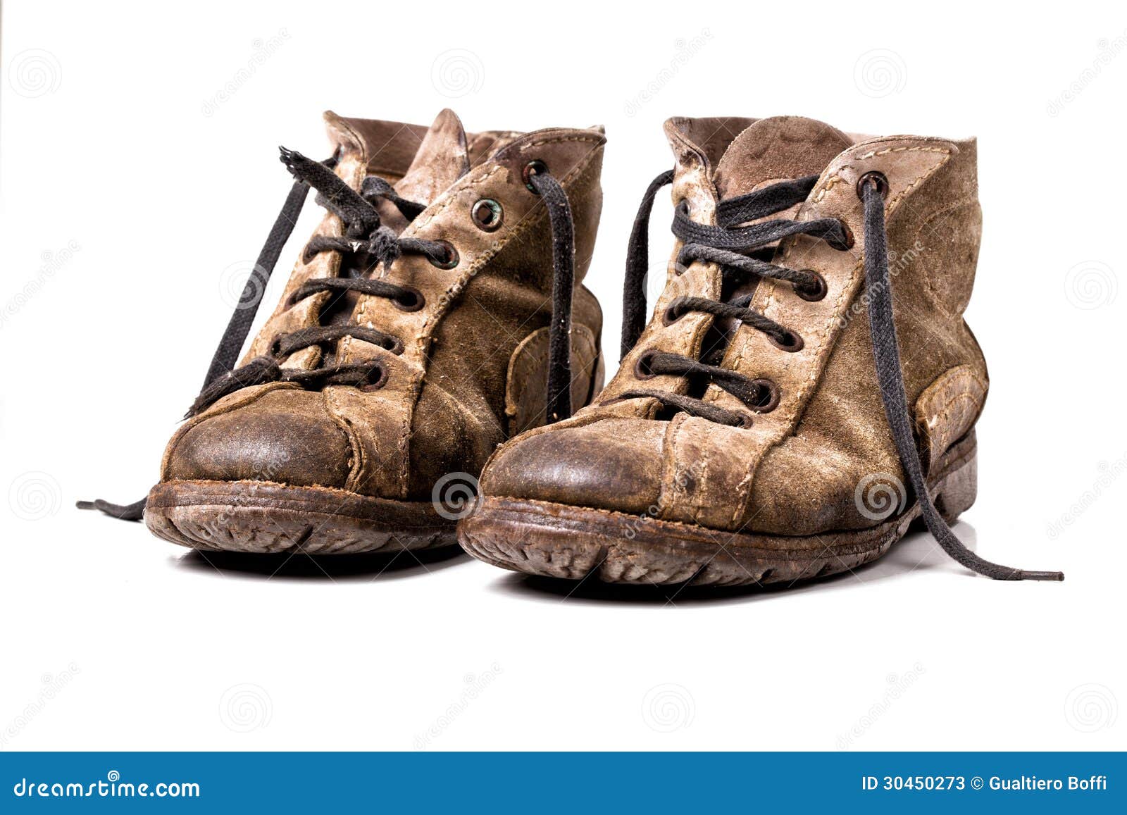 Old shoes stock image. Image of damage, white, retro - 30450273