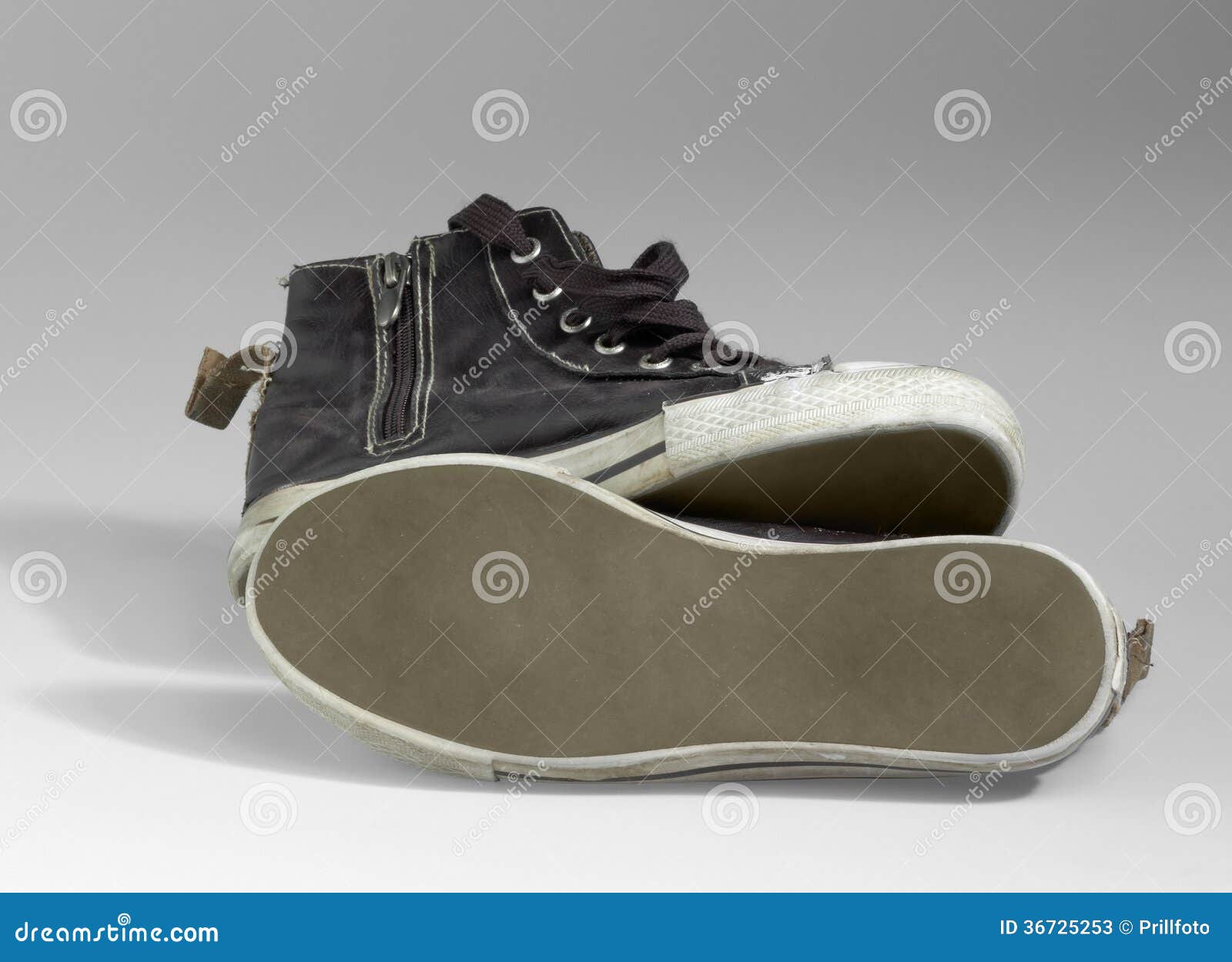 Old sneakers stock image. Image of dingy, shoe, runners - 36725253