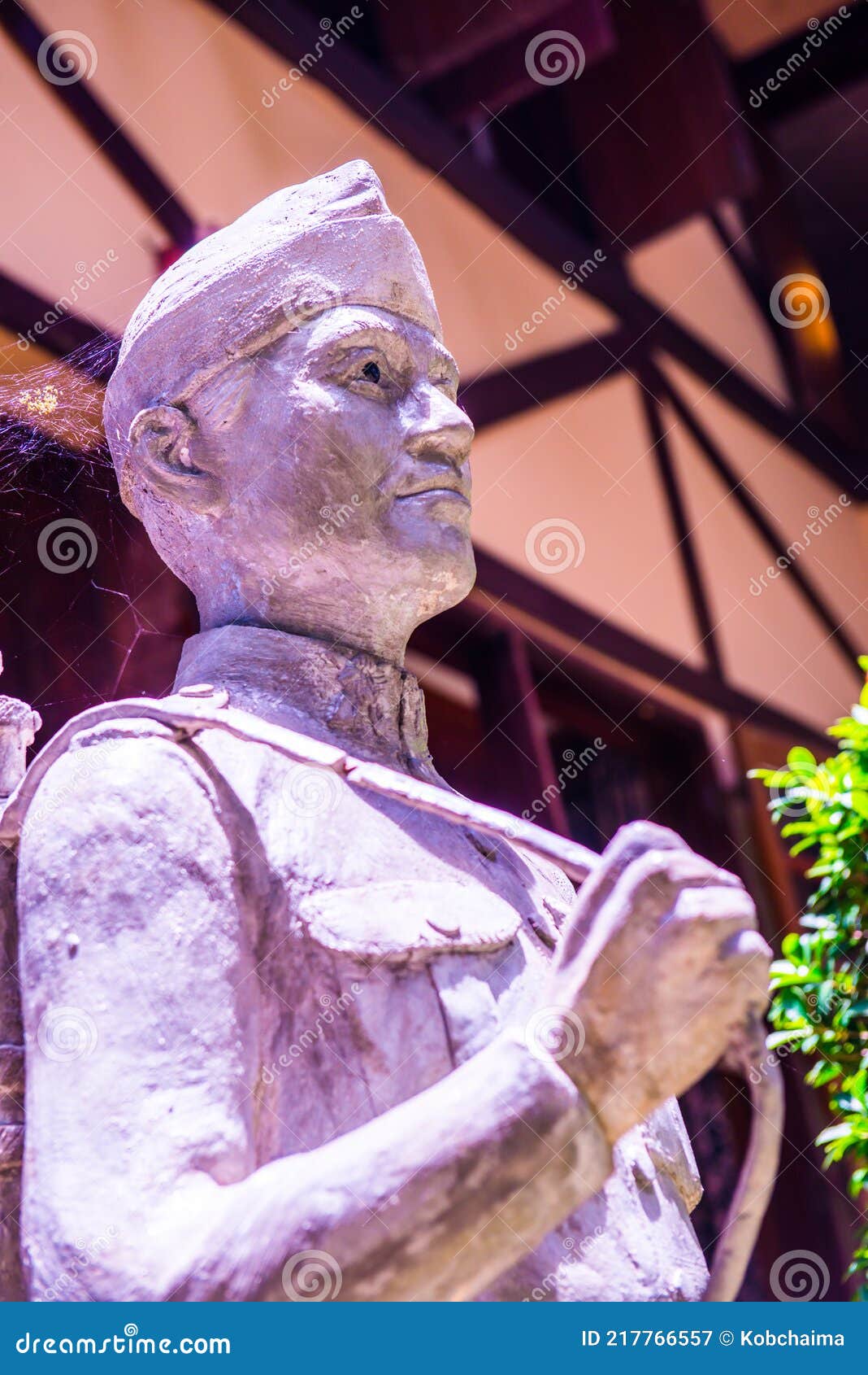 Old Soldier Statue at Chiangrai Province Stock Image Image of detail