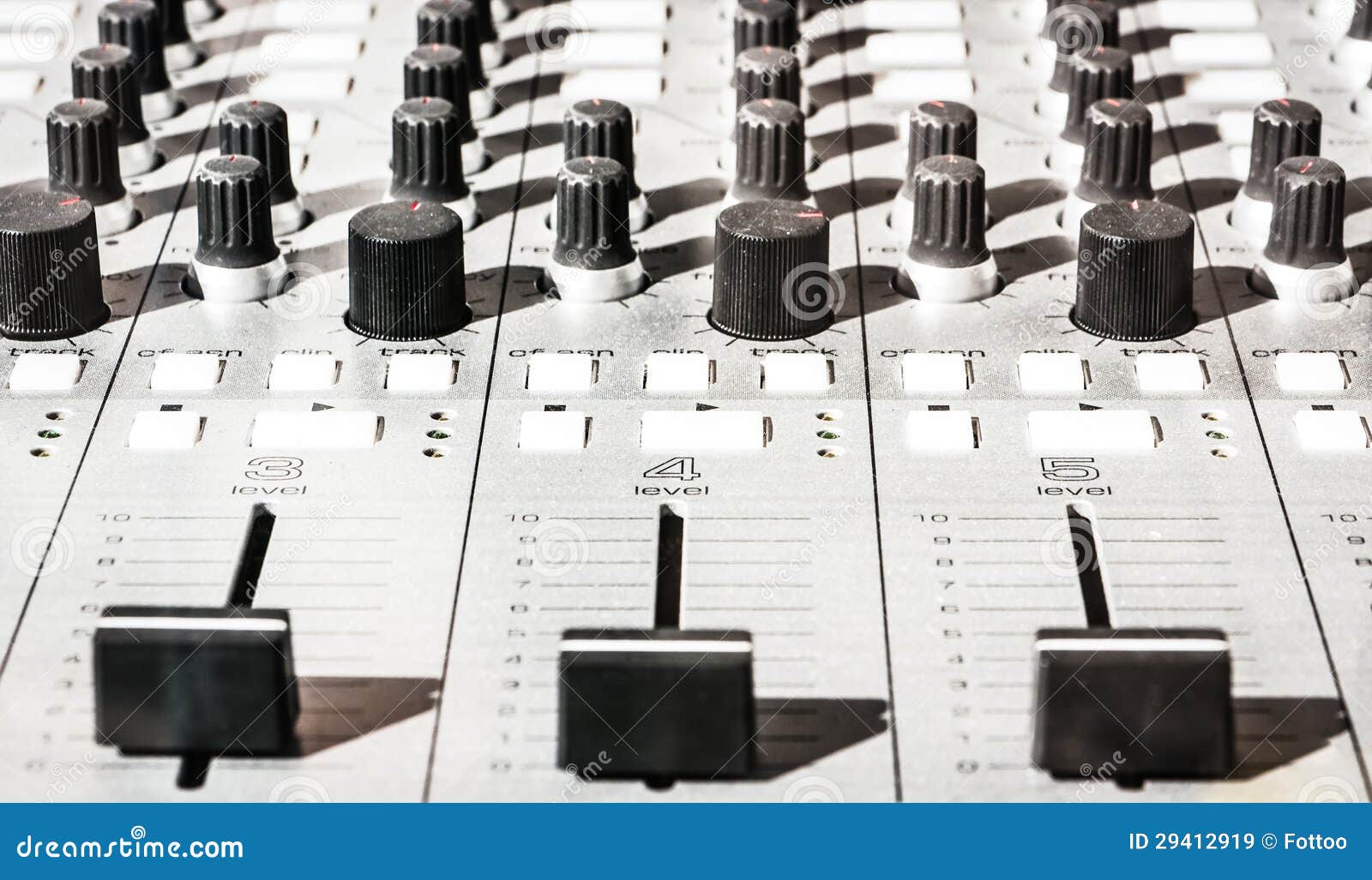 Old sound mixer stock image. Image of sound, desk, plastic 29412919