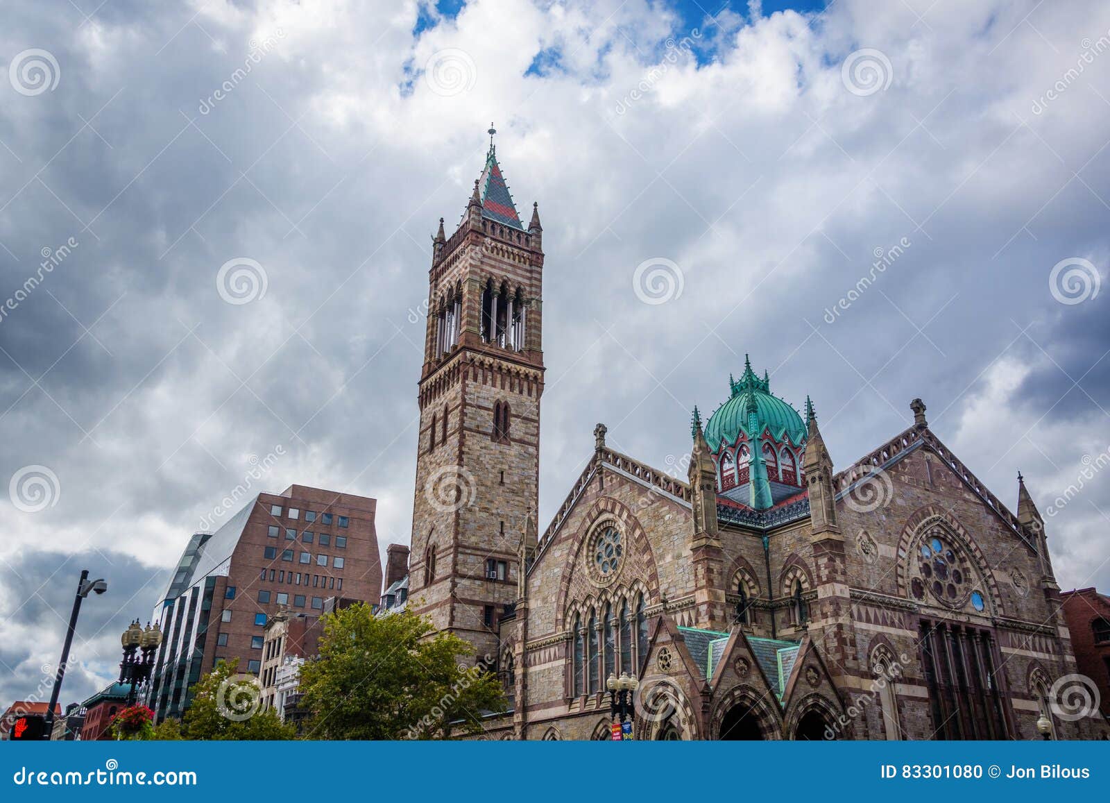 The Old South Church, in Back Bay, Boston, Massachusetts. Editorial