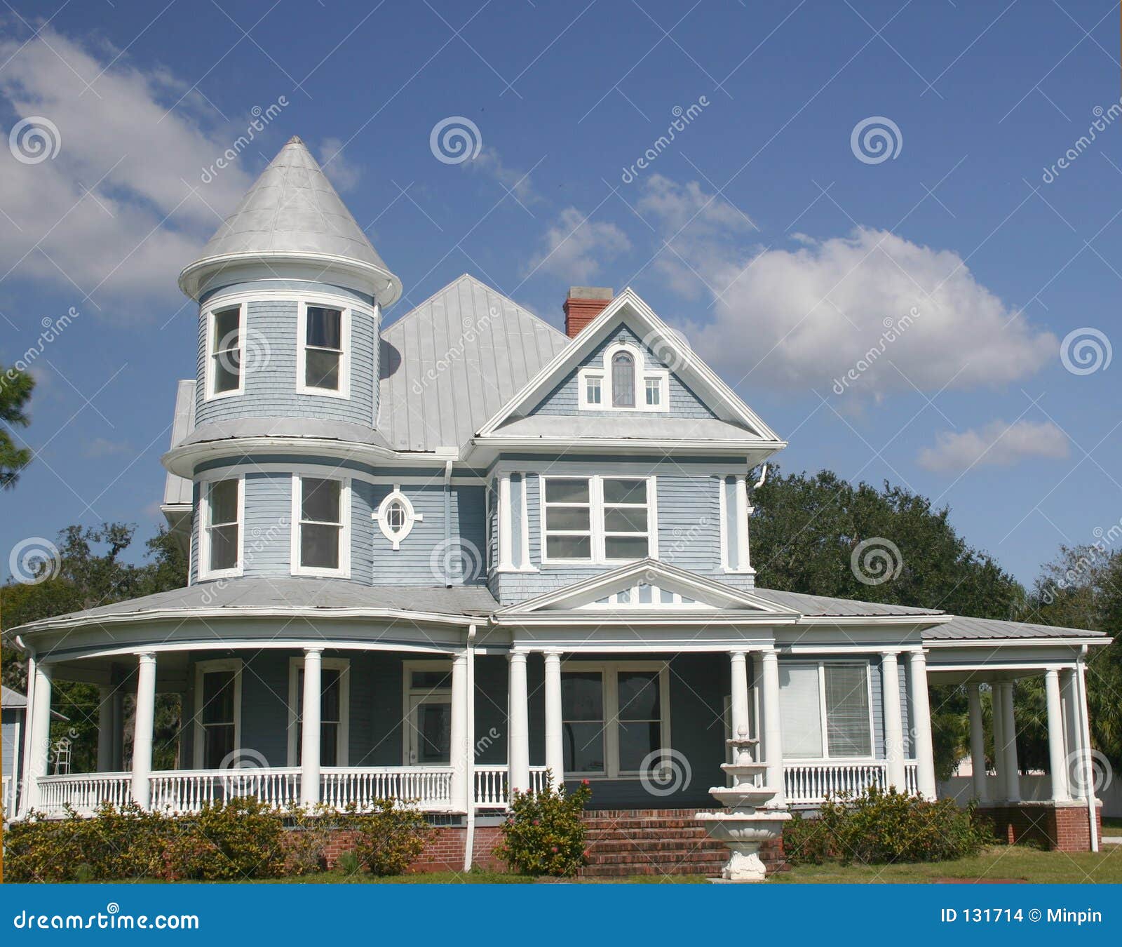 Old Southern Home stock photo. Image of home, house, circular  131714